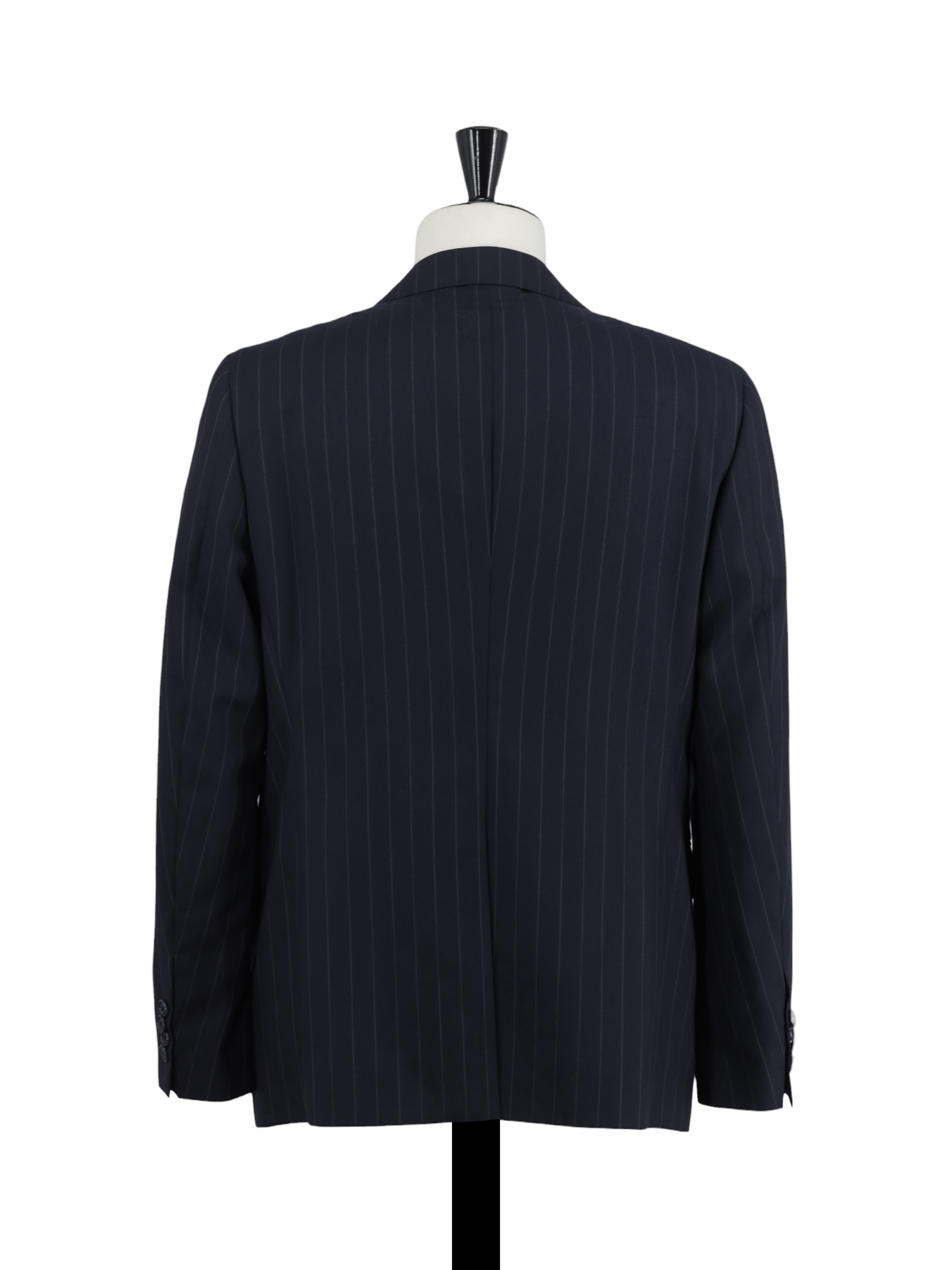 Etro Navy Lightweight-Wool Pinstripe Peak-Lapel Suit