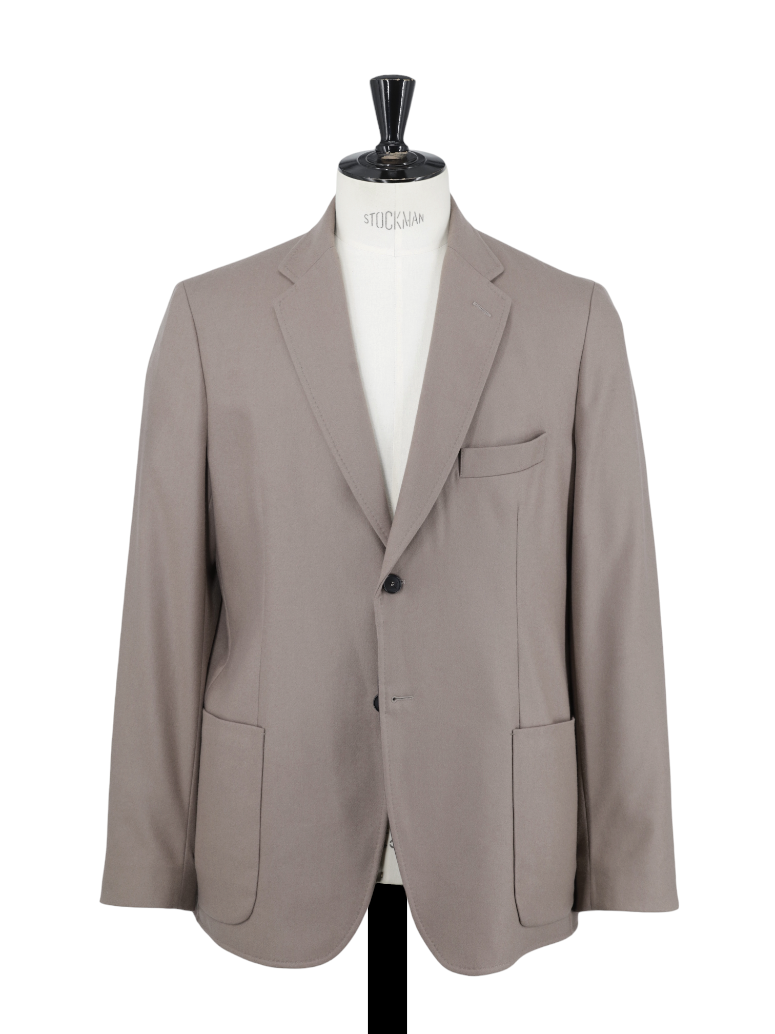 Brioni Taupe Fine-Wool Semi-Formal Twill Jacket