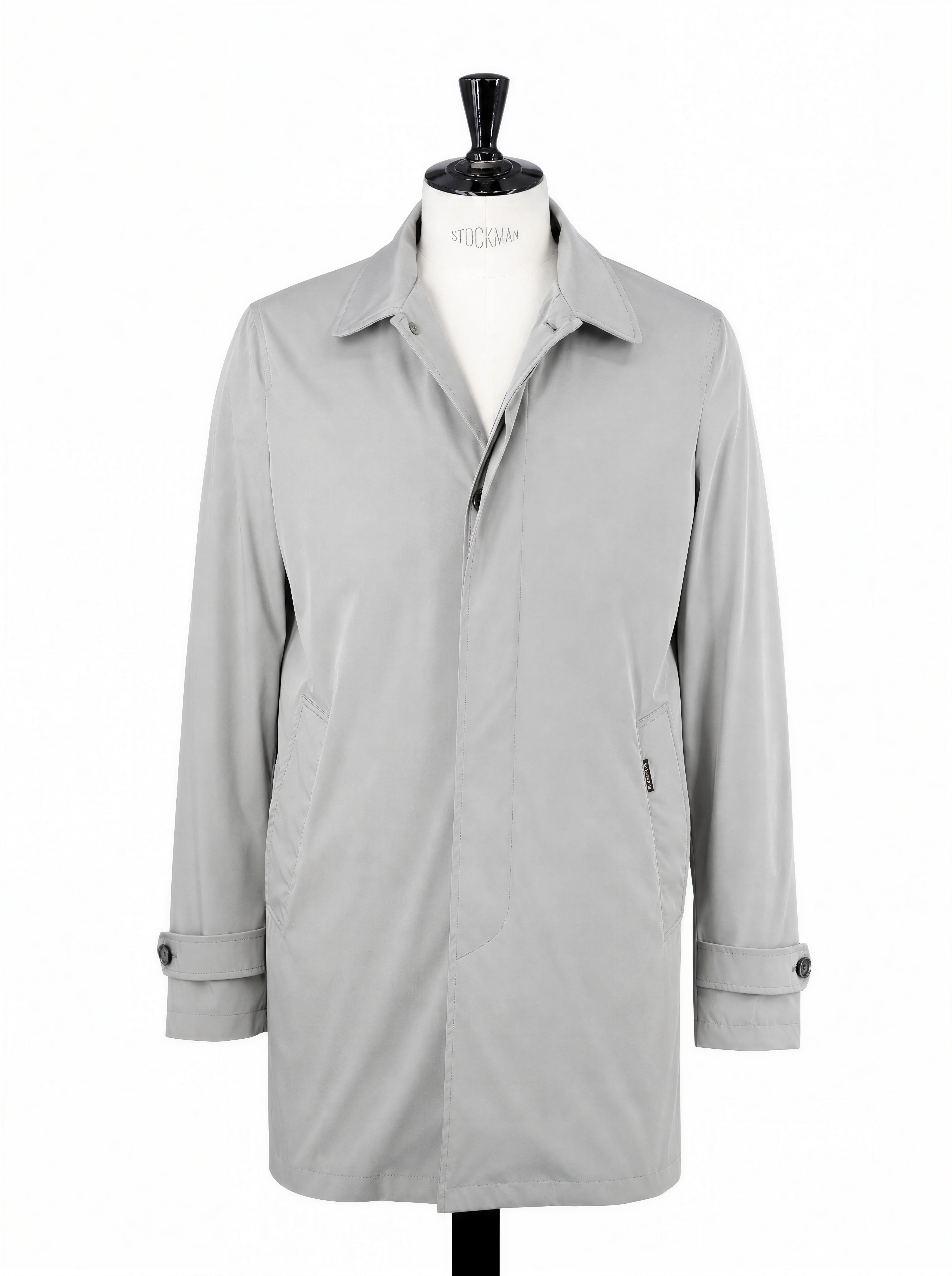 MooRER Taupe Waterrepellent "Vittor-TJ" Carcoat