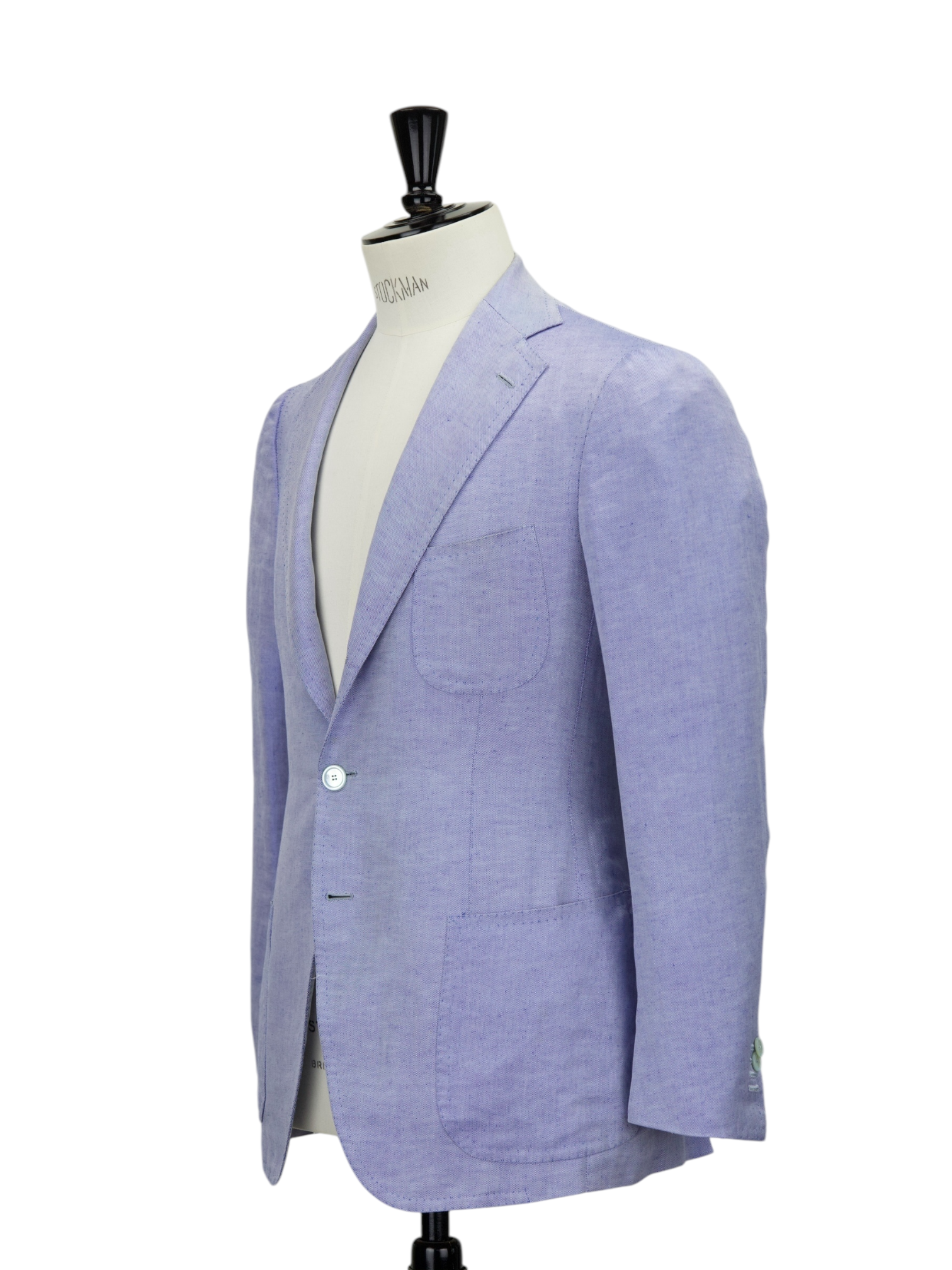 Cesare Attolini Light Blue Linen & Cotton Jacket