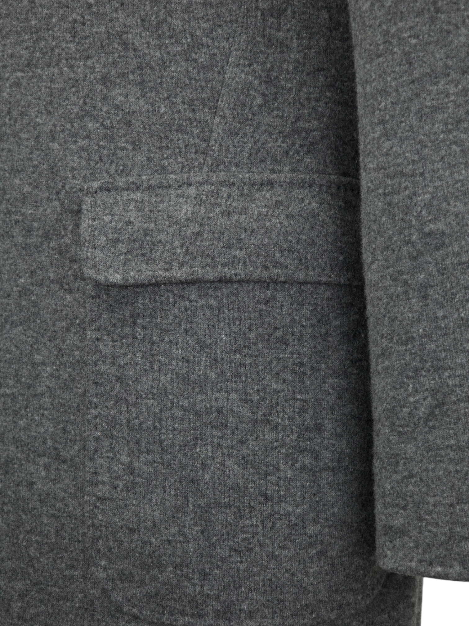 Loro Piana Grey Double-Faced Cashmere & Stretch Sweater Coat