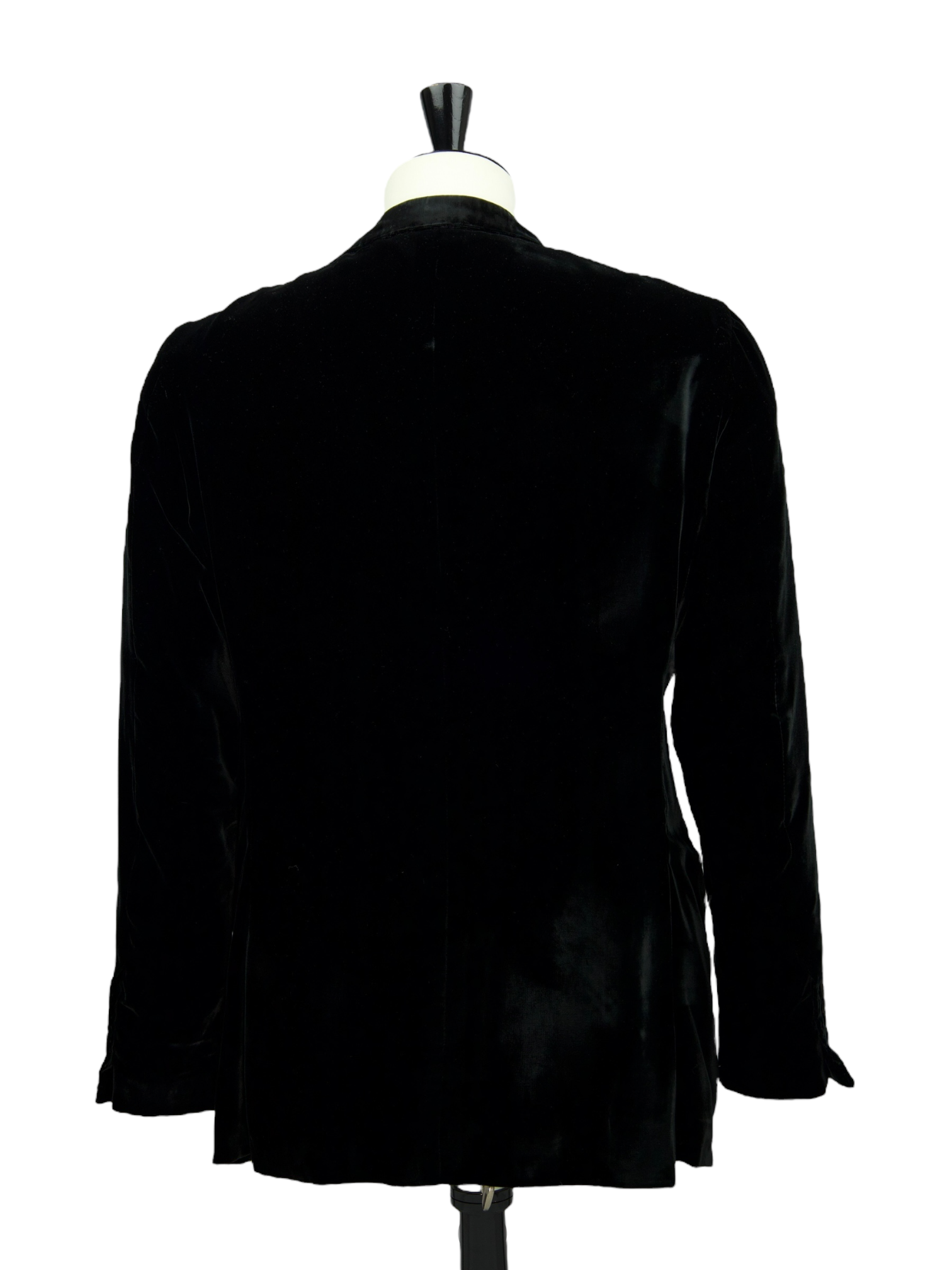 Orazio Luciano Black Velvet Smoking Jacket