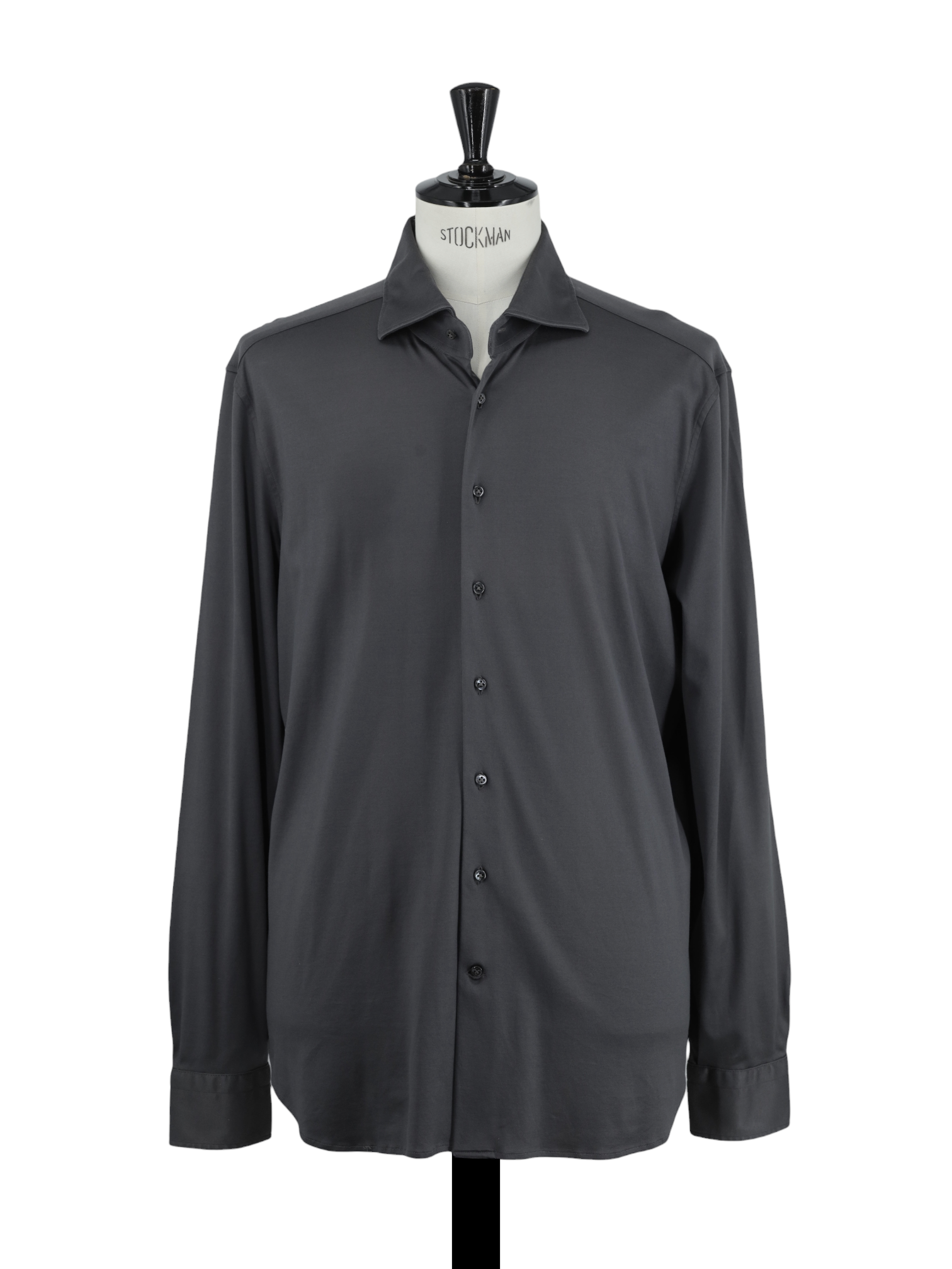 Emanuele Maffeis Warm Grey Mercerized-Cotton Jersey Shirt
