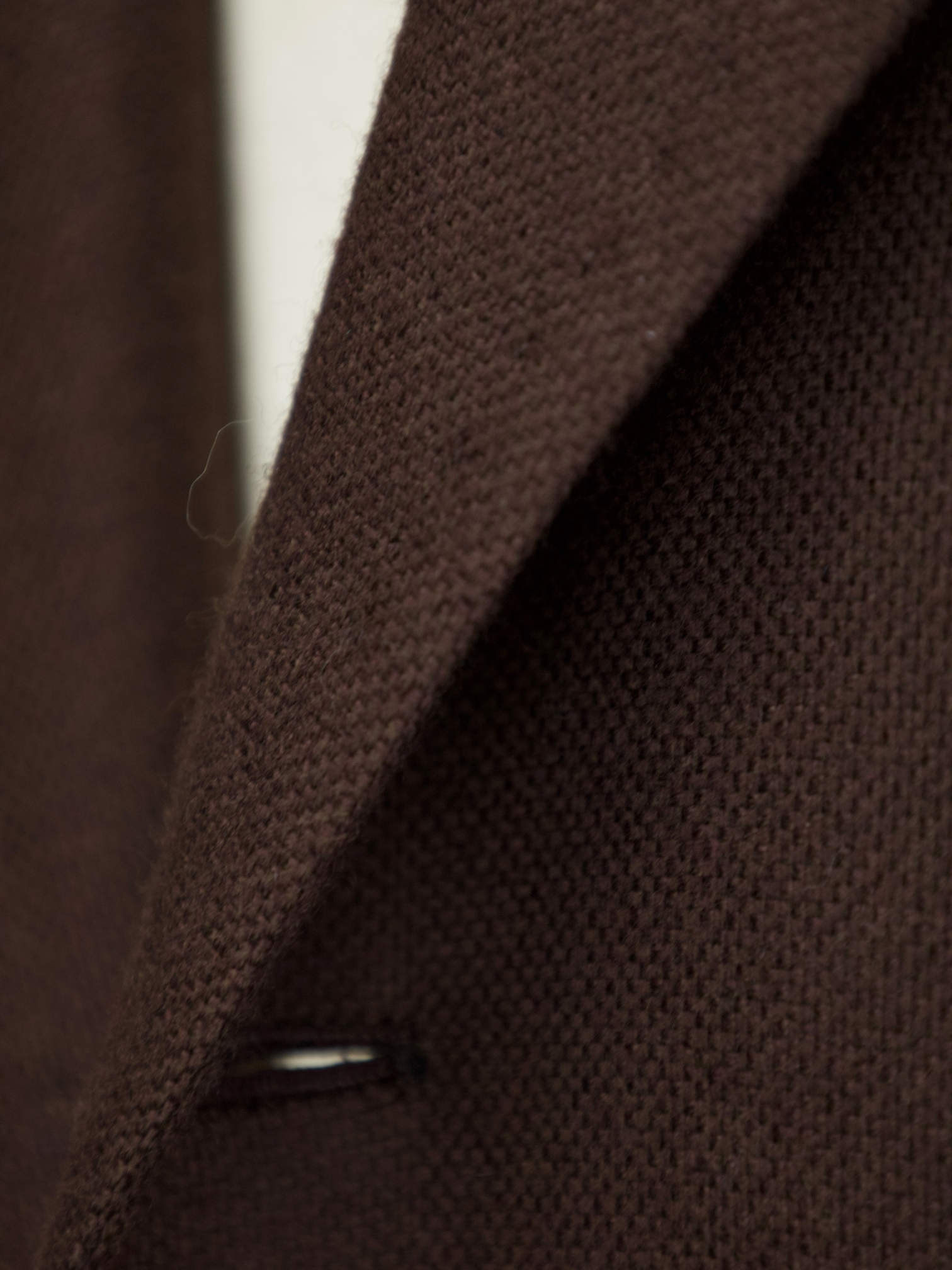 Cesare Attolini Castagne Brown Wool & Cashmere Twill Jacket