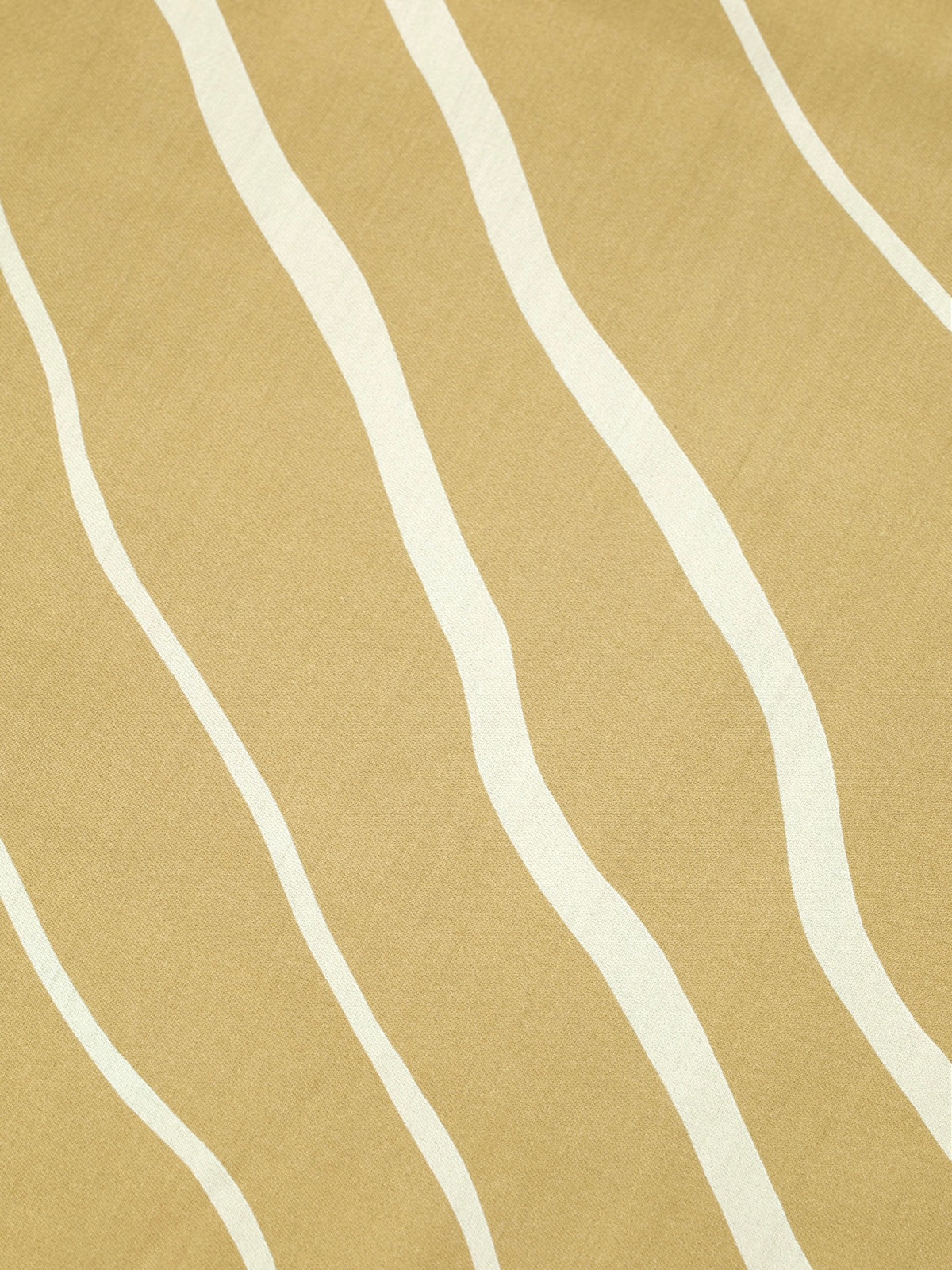 Charvet Gold & White Silk Handrolled Pocketsquare