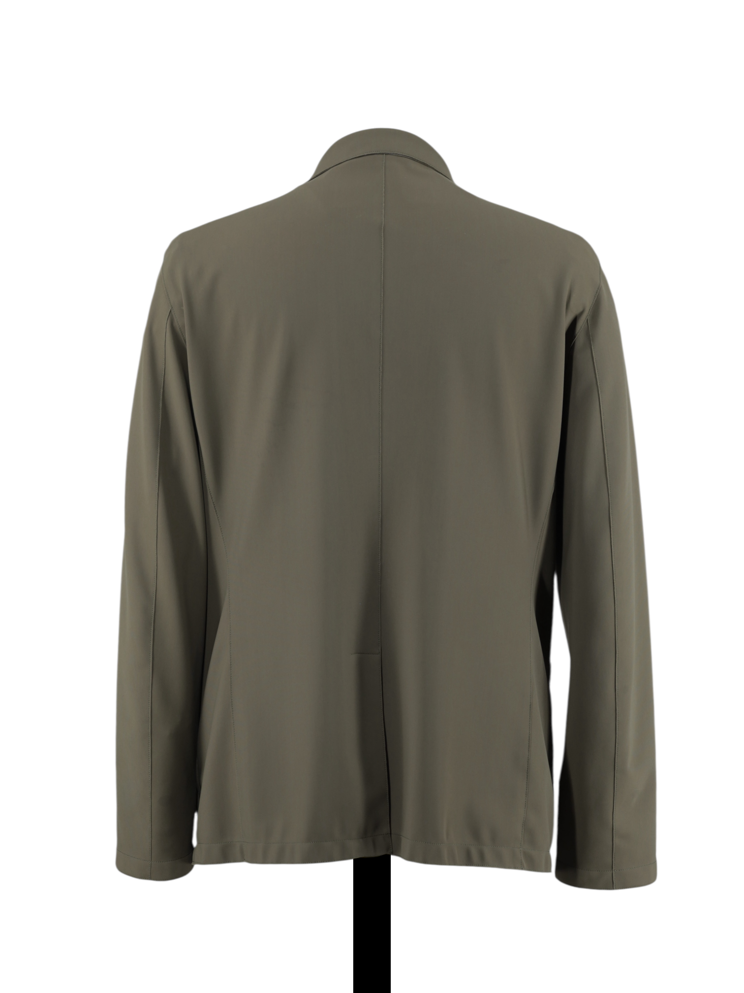Herno Olive Green Stretch-Scuba Comfort Jacket