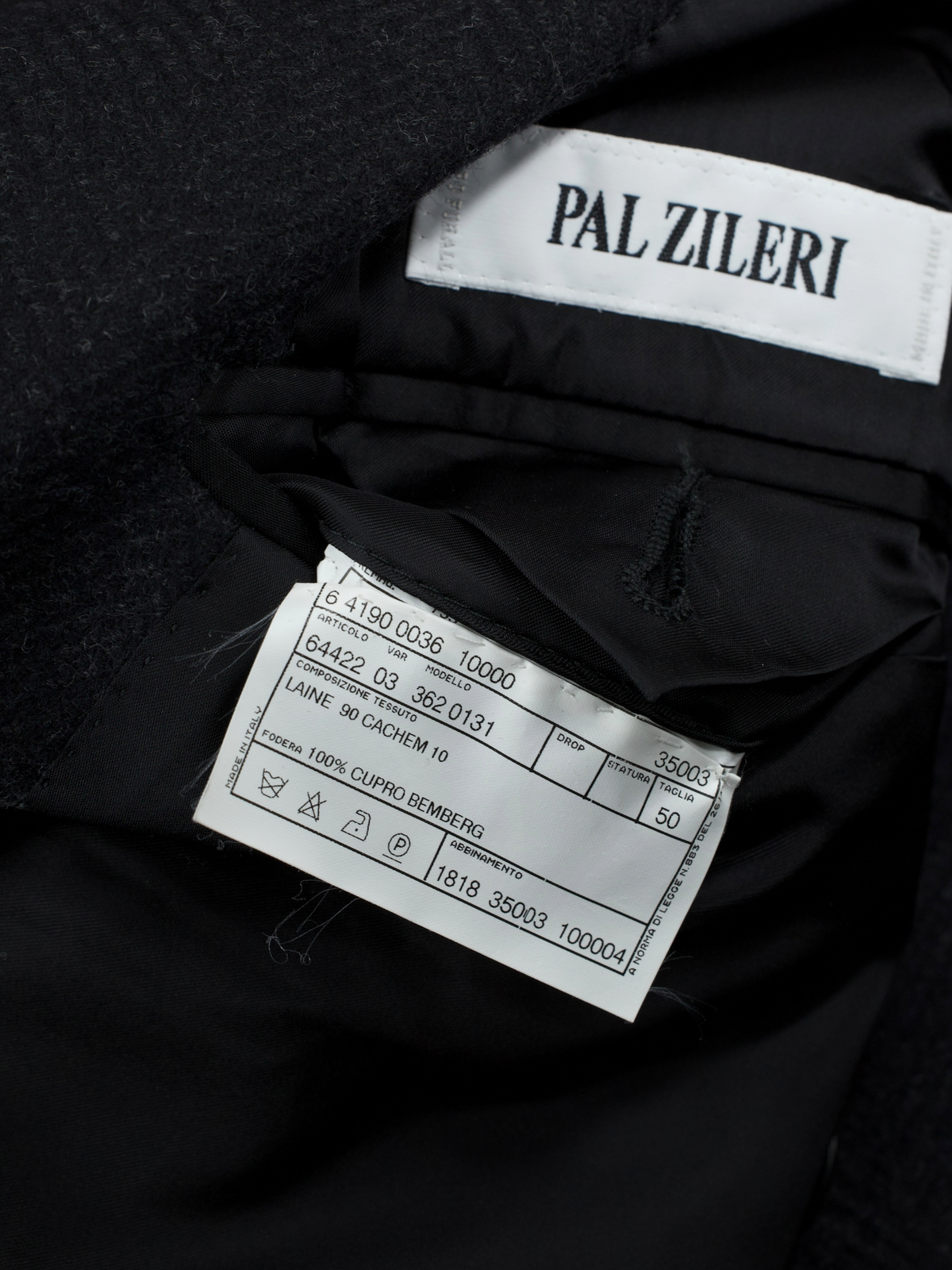 Pal Zileri Dark Grey Wool-Cashmere & Fur-Collar Herringbone Overcoat