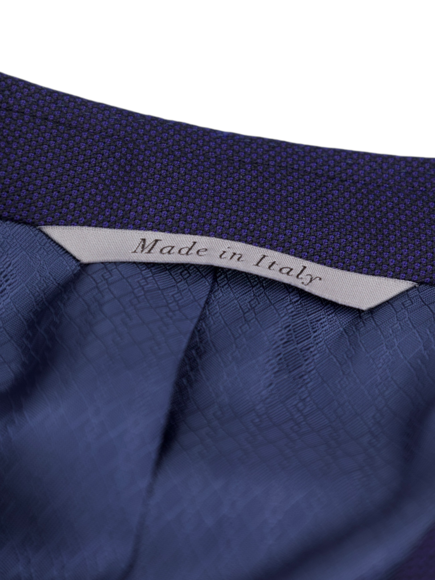 Canali Marine Blue Wool Birdseye Suit + Extra Trousers