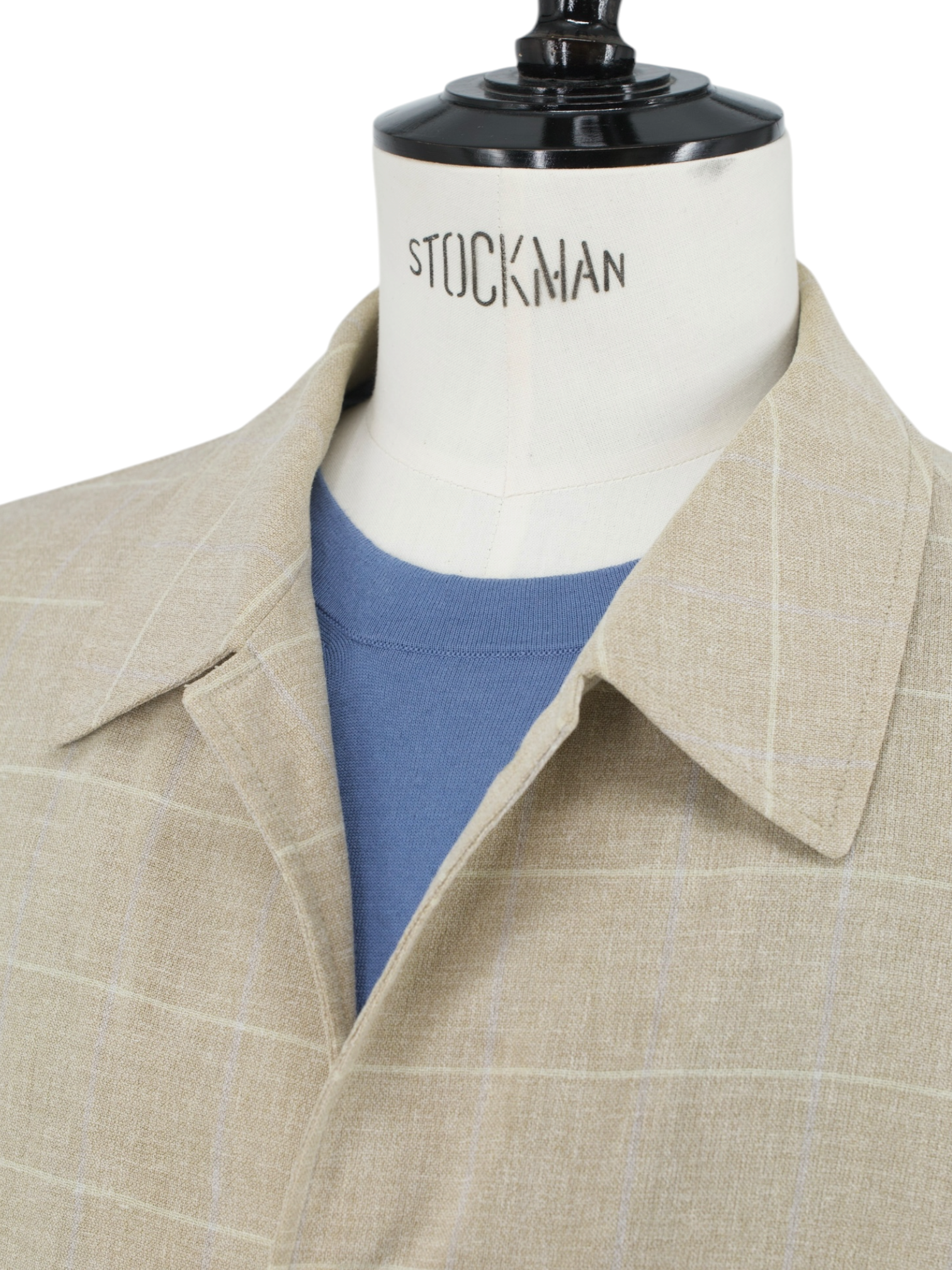 Cesare Attolini Steel Blue Cotton & Cashmere Jersey T-Shirt