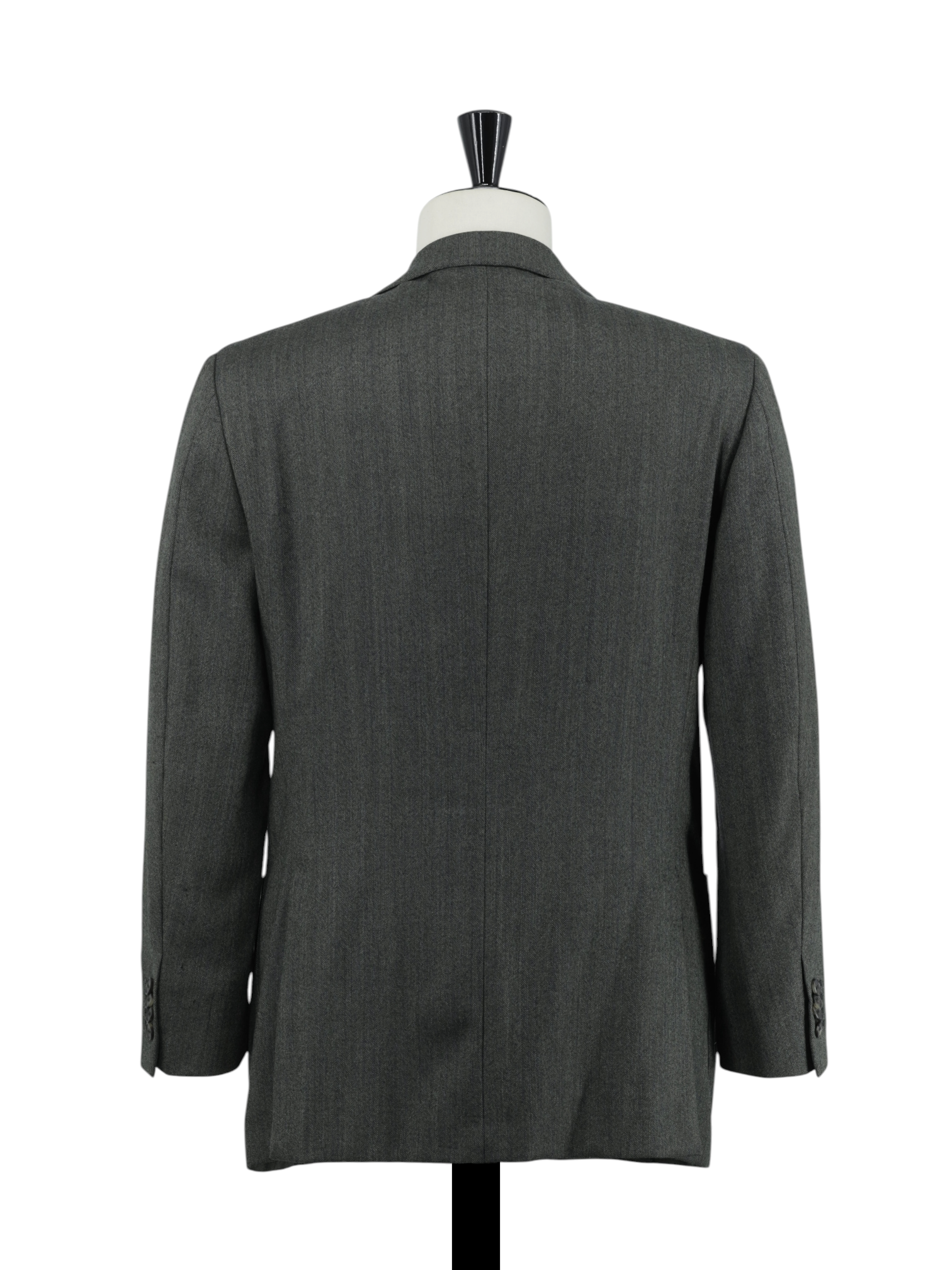 Ermenegildo Zegna Sage Green Trofeo-Wool Herringbone "Travel" Jacket
