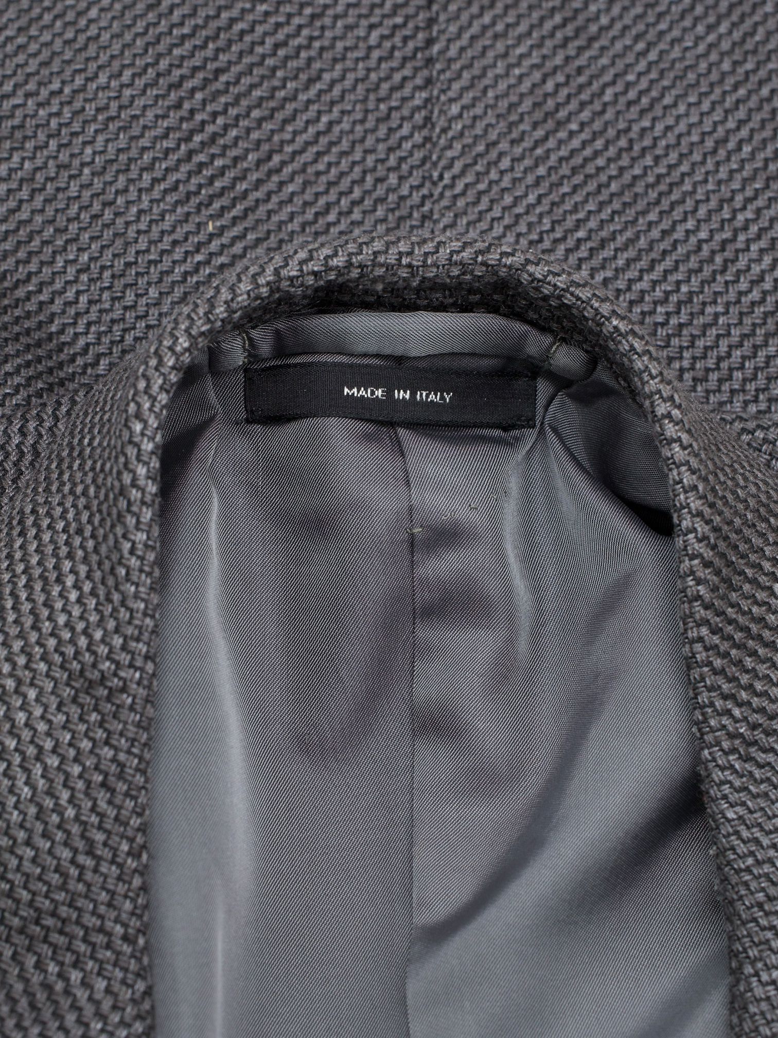 Tom Ford Warm Grey Silk & Cotton Micro-Pattern O'Connor Jacket