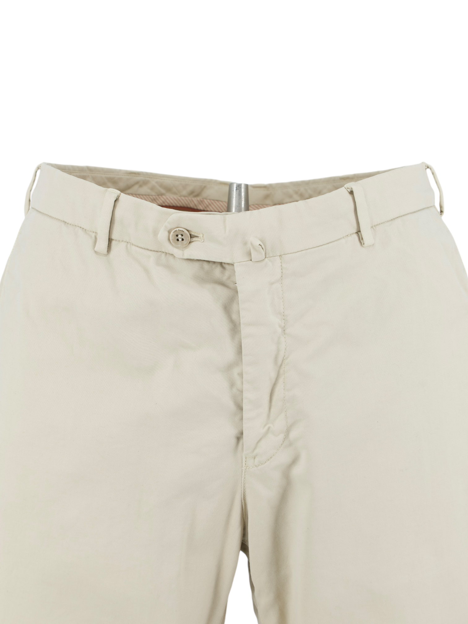 Loro Piana Beige Cotton-Stretch Twill Chino