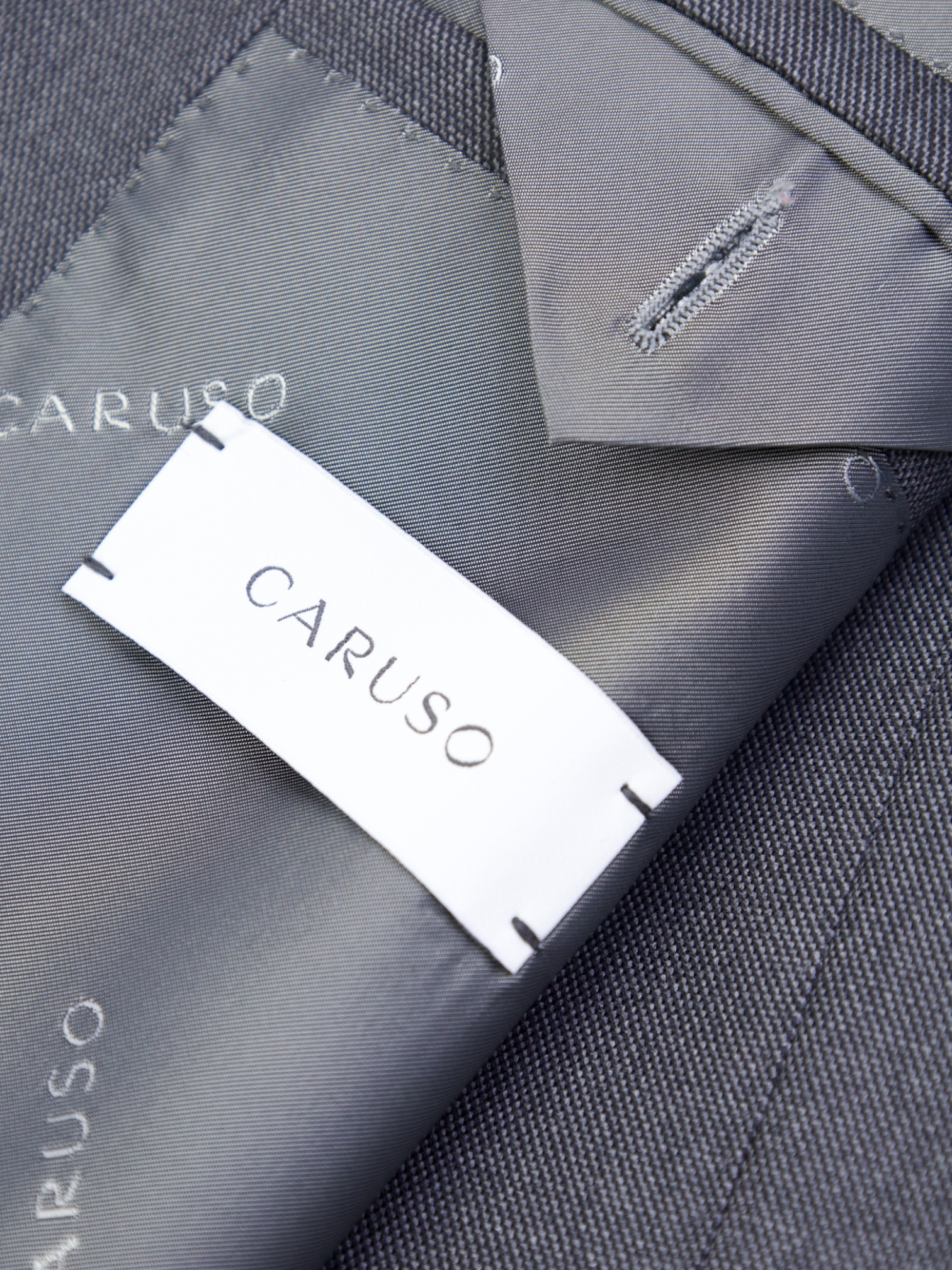 Caruso Grey Pinpoint Super 180's Aida Suit + Extra Trousers