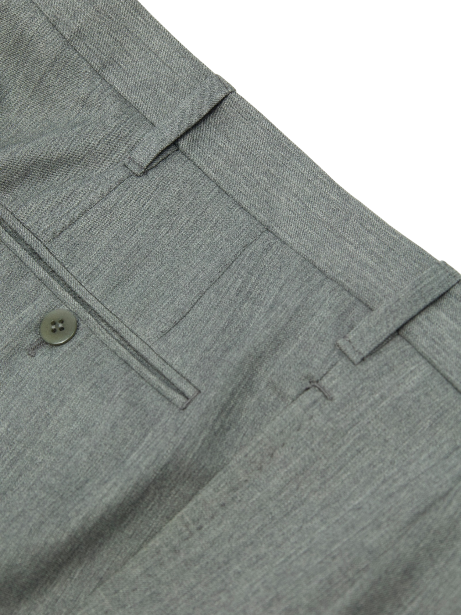 Cesare Attolini Grey Twill Sartorial Trousers