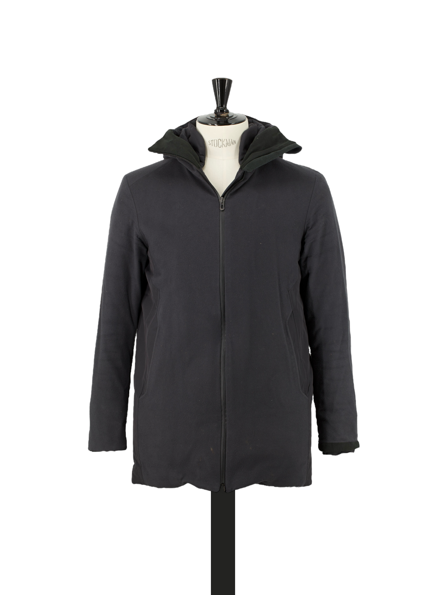 Sease Grey Wool-Cashmere & Hydrophilic Membrane “Balma” Parka