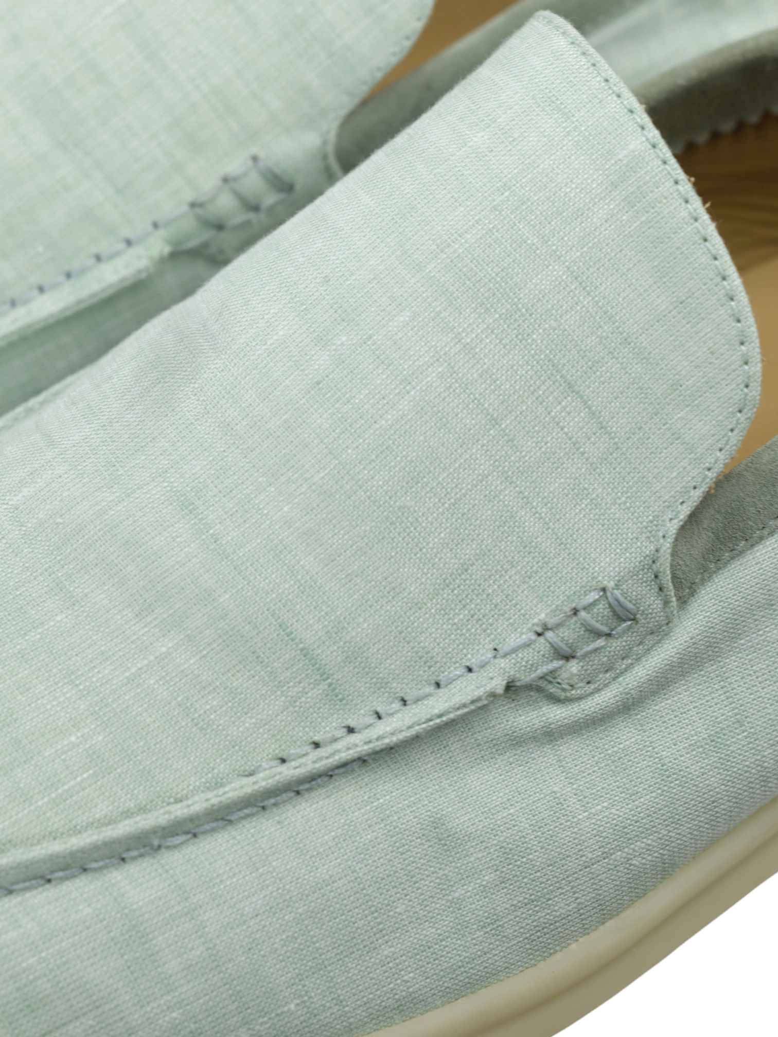 Loro Piana Mint Green Cotton-Canvas Summer Walk