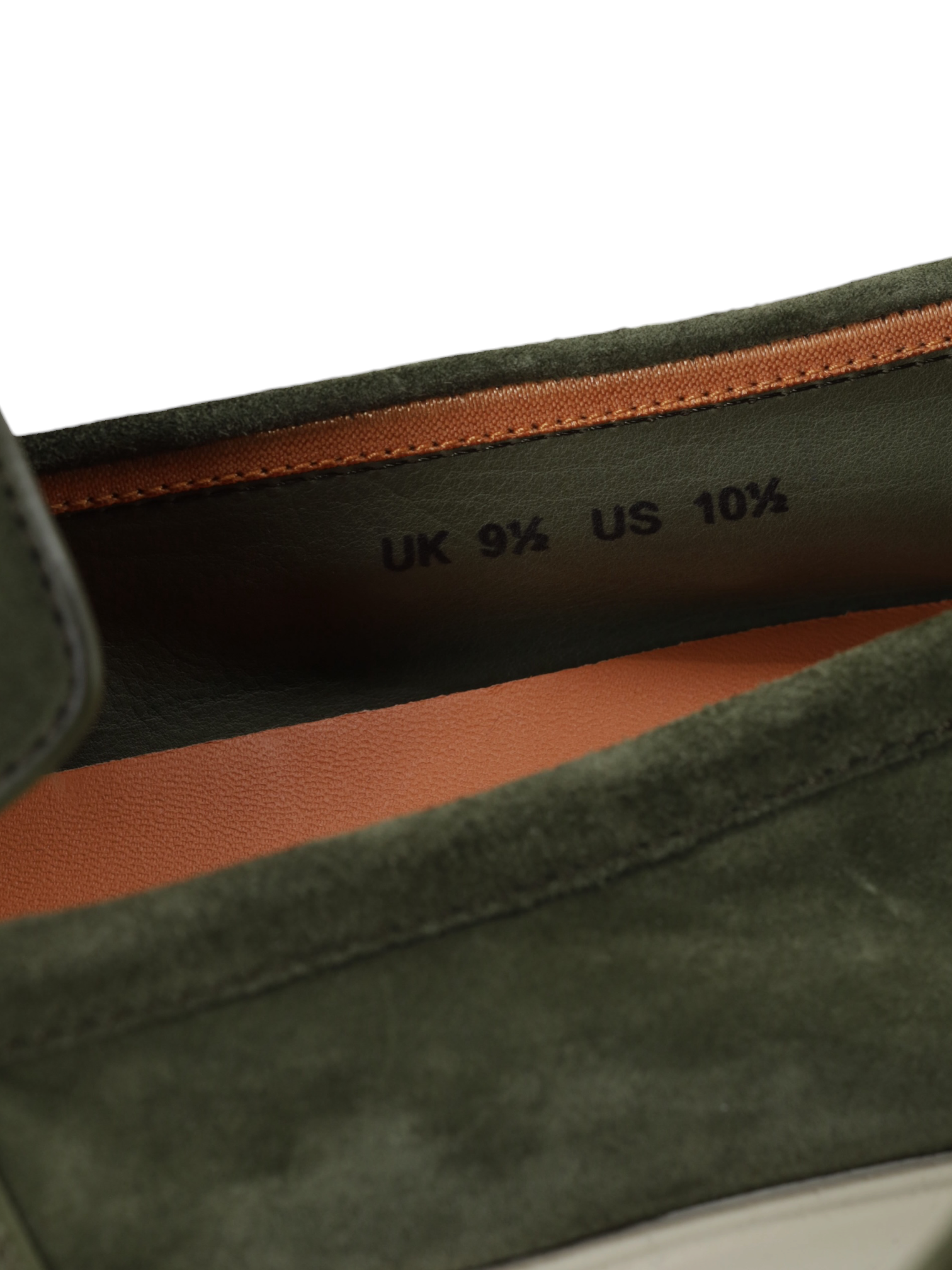 Santoni Olive Green Suede Malibu Loafer