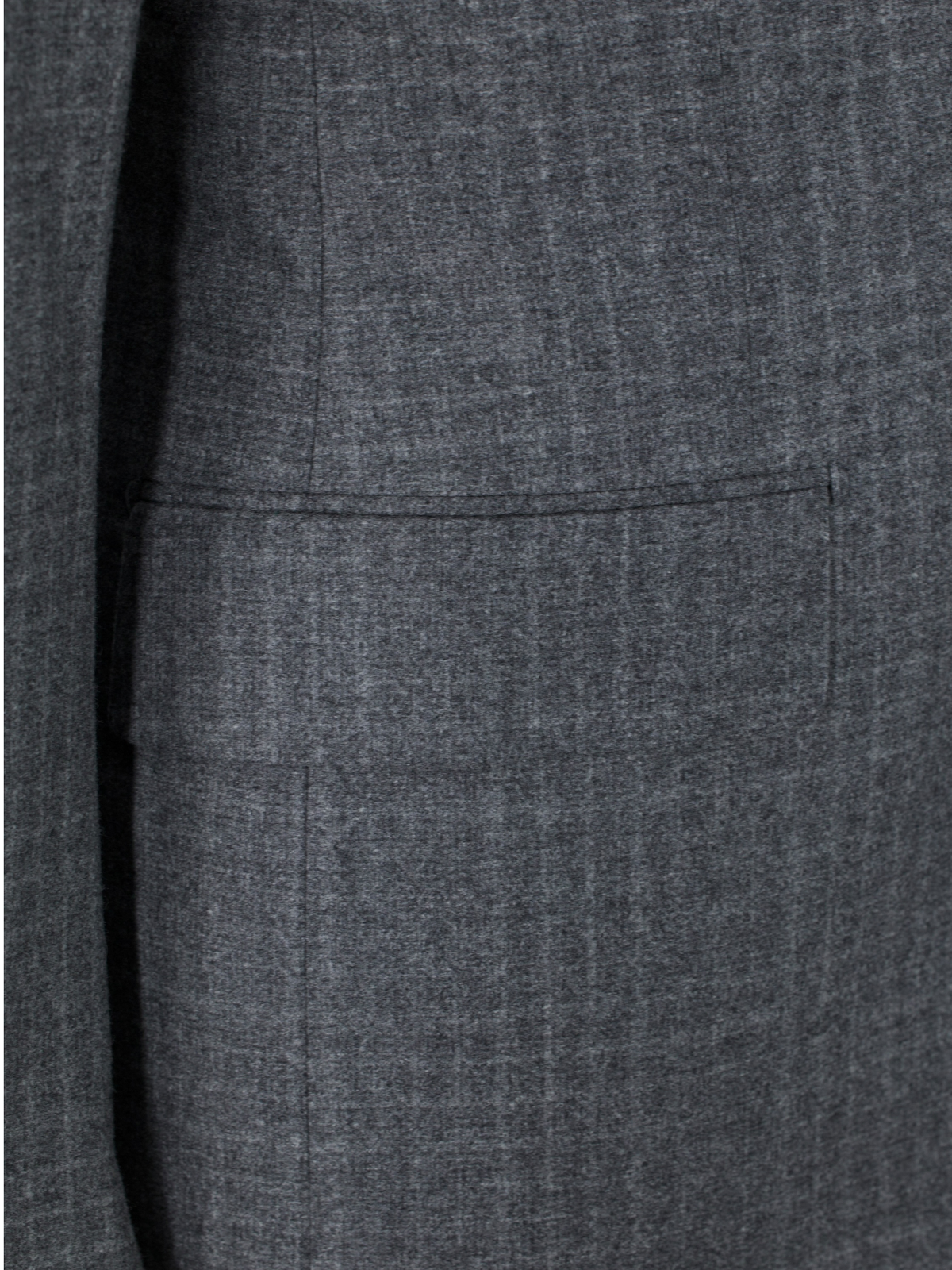 Ermenegildo Zegna Couture Grey Wool, Silk & Cashmere Micro-Check Suit