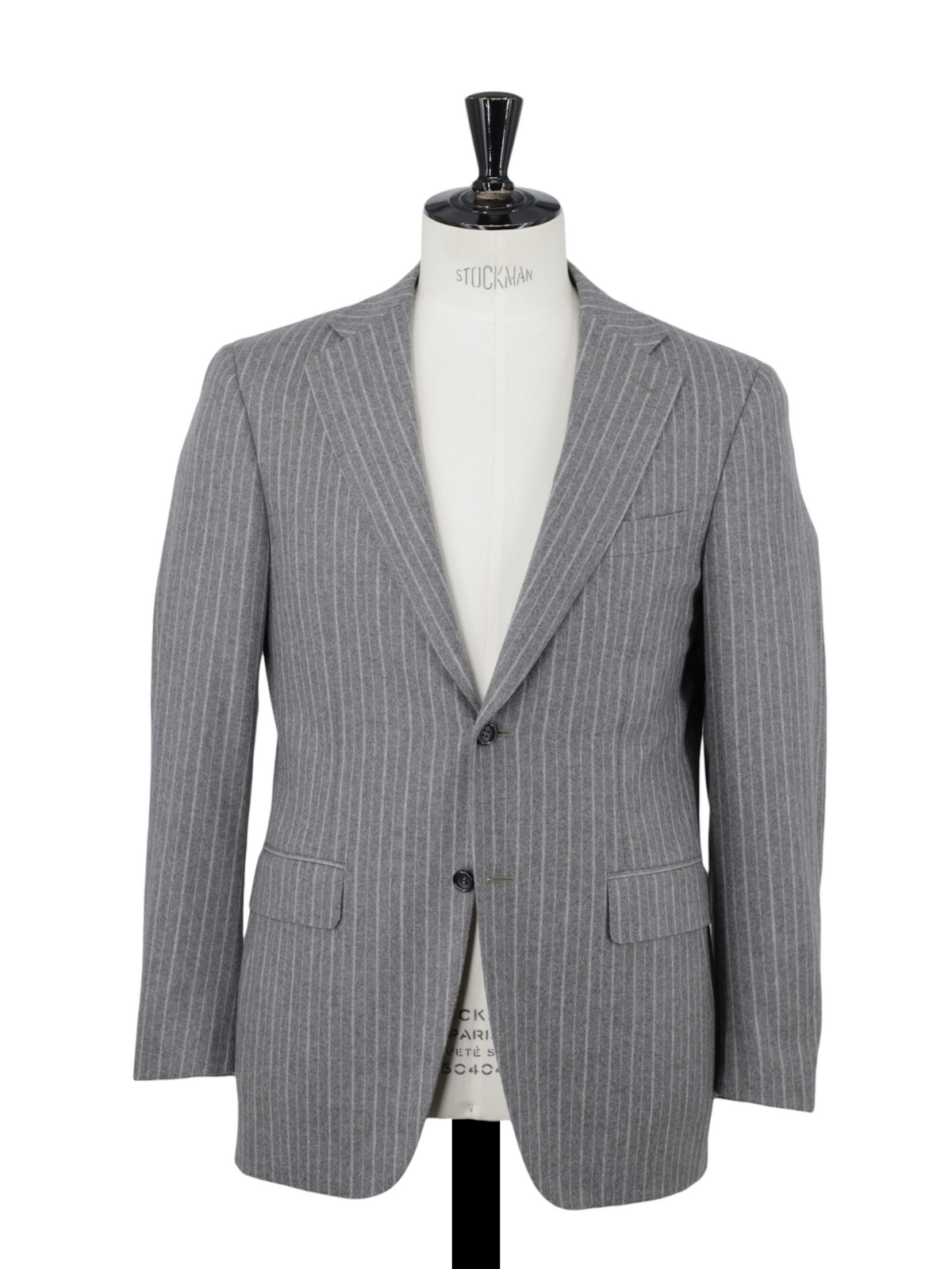 Canali Grey Classic Wool-Flannel Multi-Pinstripe Suit
