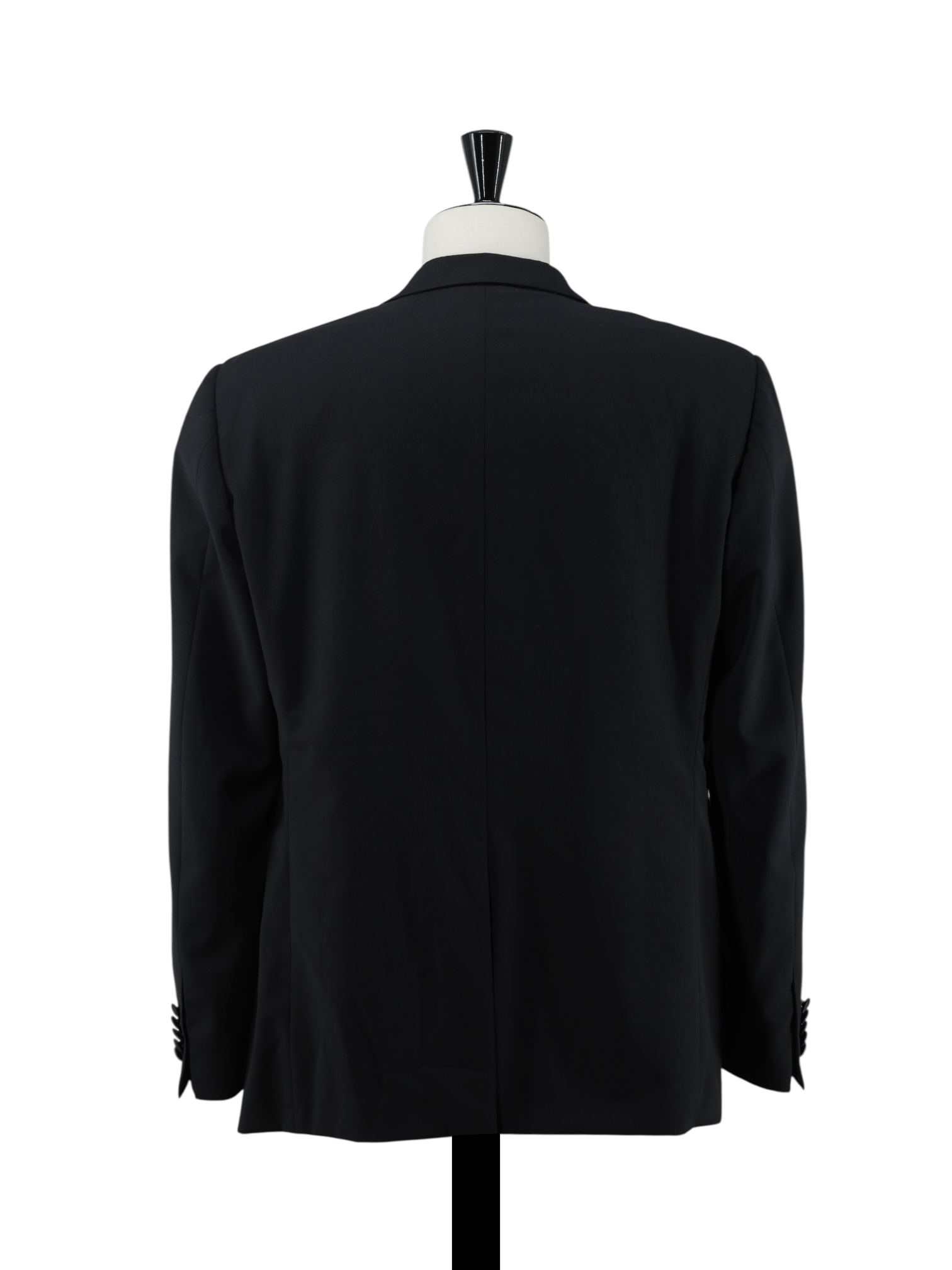 Corneliani Black Fine-Wool Micro-Dot Tuxedo Dinner Jacket