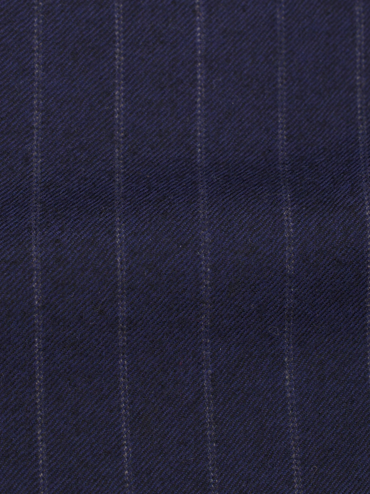 Kiton Navy Pure Cashmere Flannel Pinstripe Suit