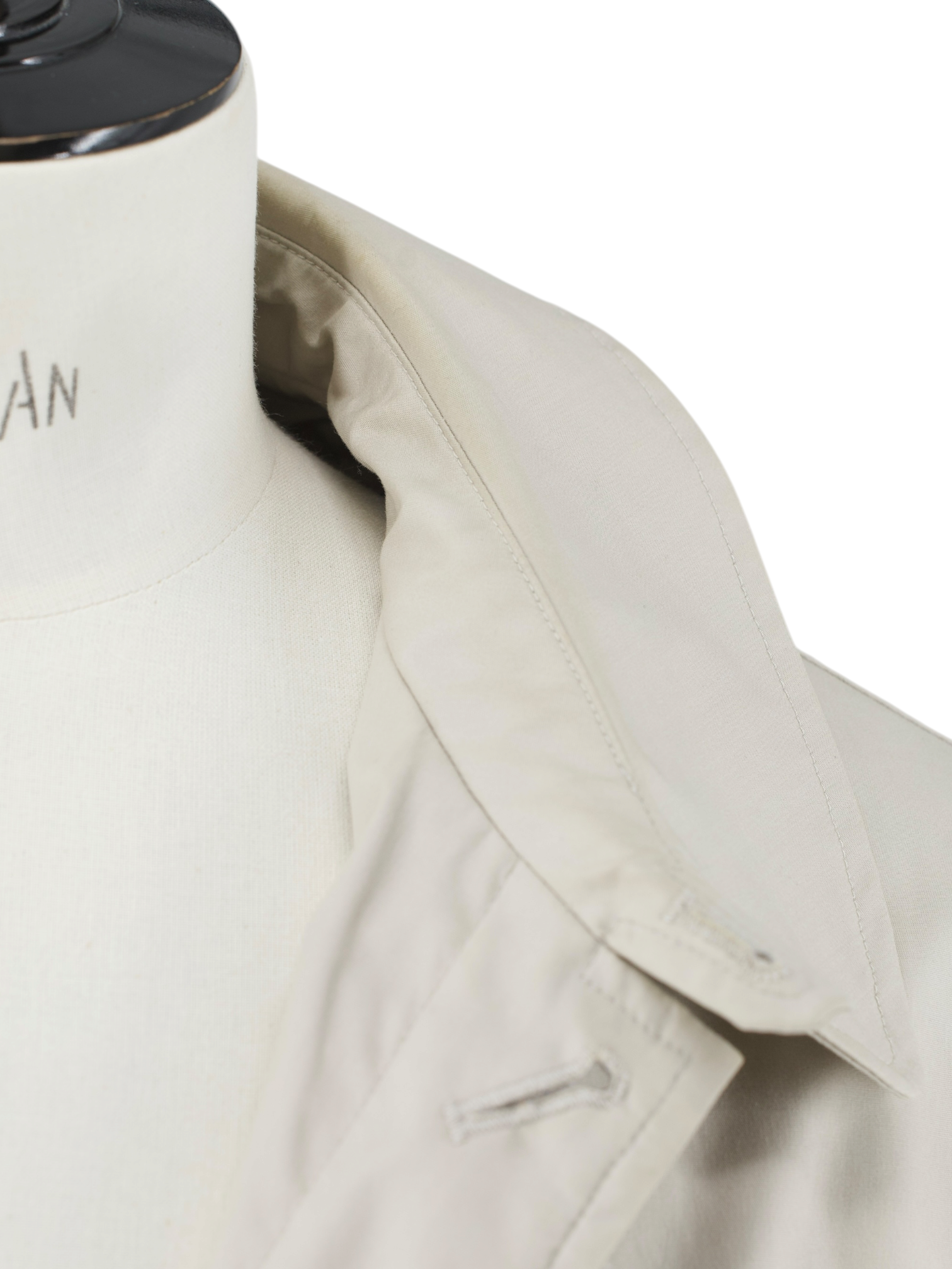 MooRER Beige Cotton-Blend "Canova" Raincoat