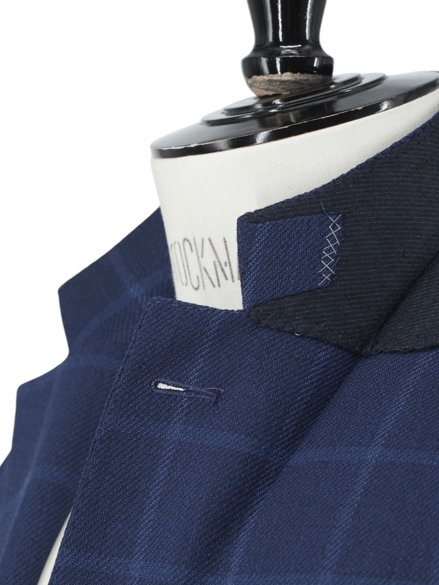 Ermenegildo Zegna Royal Blue Lightweight-Wool Windowpane Milano Easy Jacket