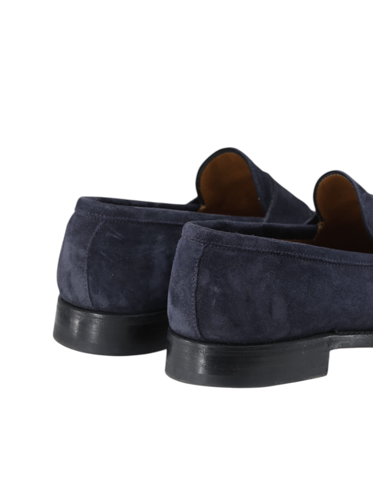 Bontoni Dark Blue Suede Principe Penny Loafer + Belt