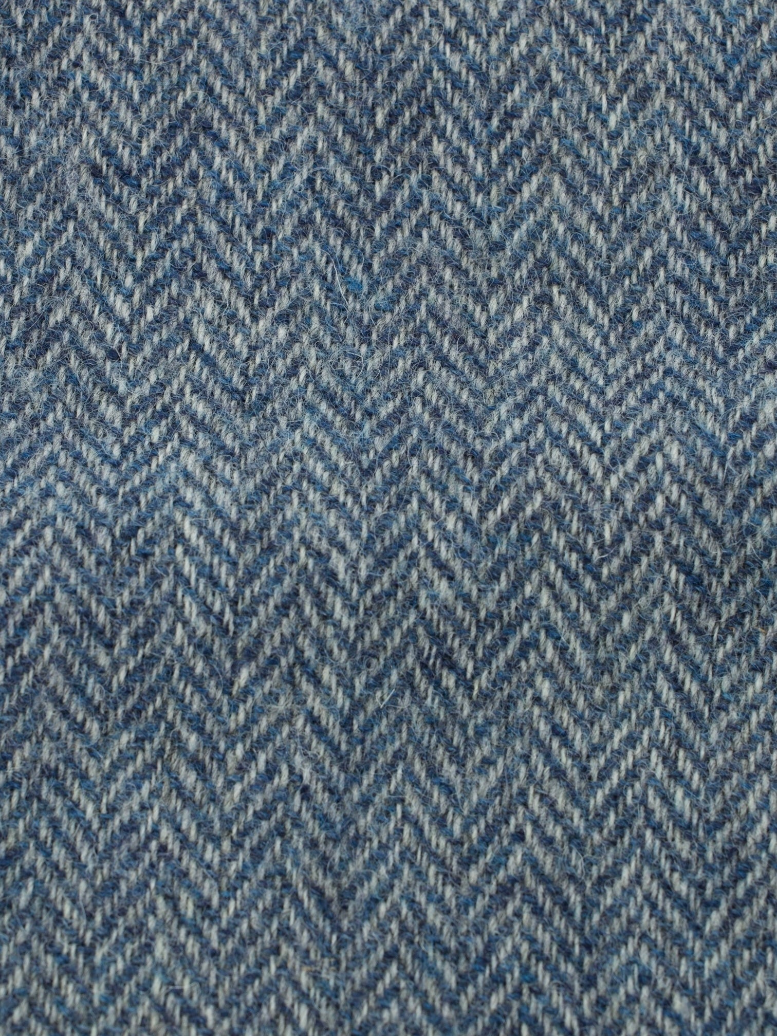 Rubinacci "London House" Light Blue Shetland-Tweed Herringbone Jacket