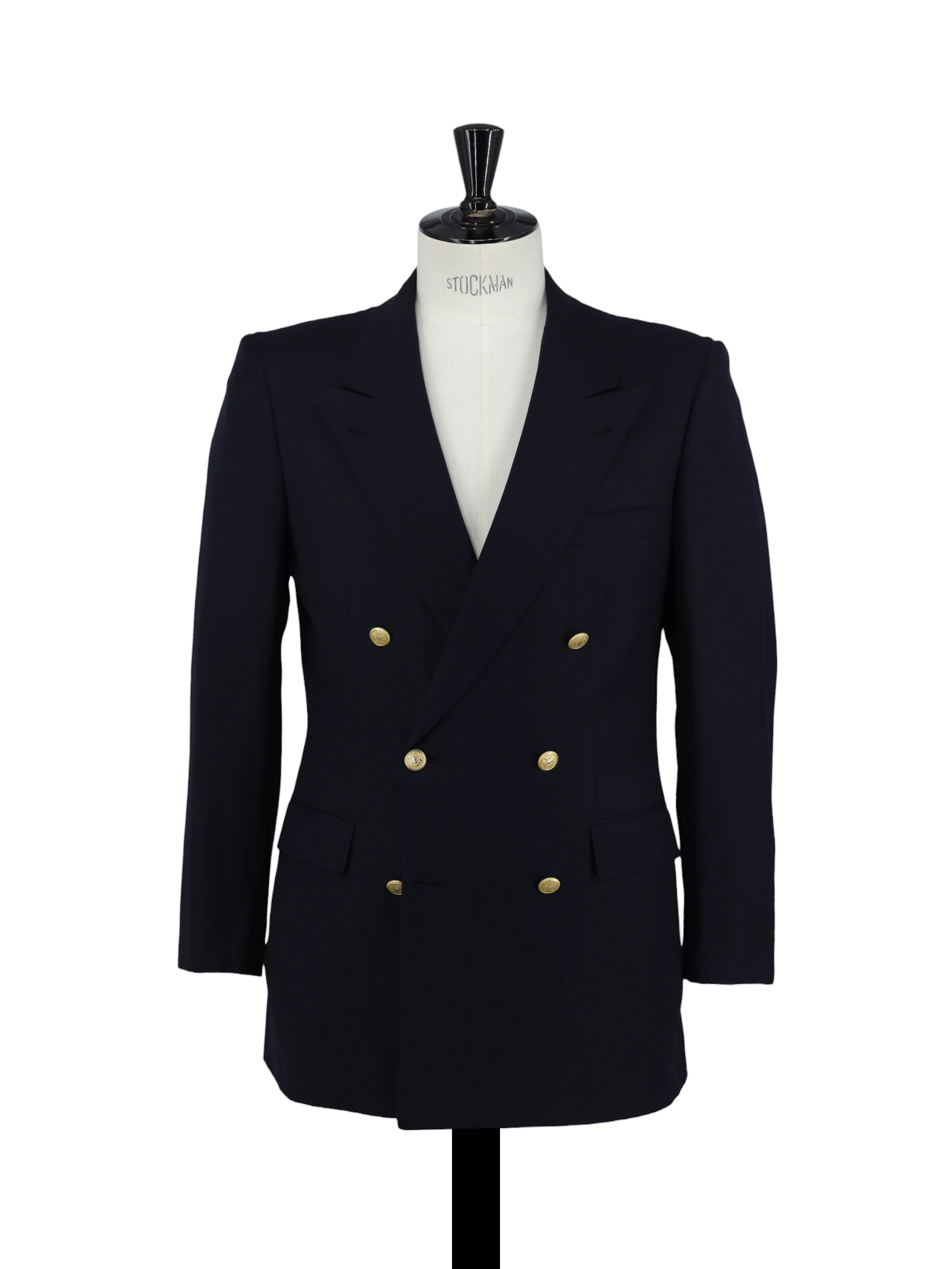 Brioni Navy Double Breasted Gold-Button "Monaco" Blazer Jacket