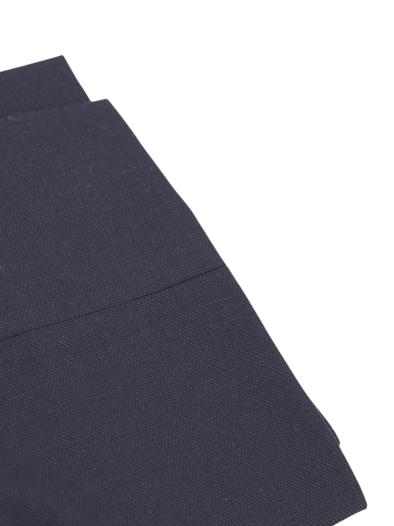 Canali Navy Fine Wool Birdseye Trousers