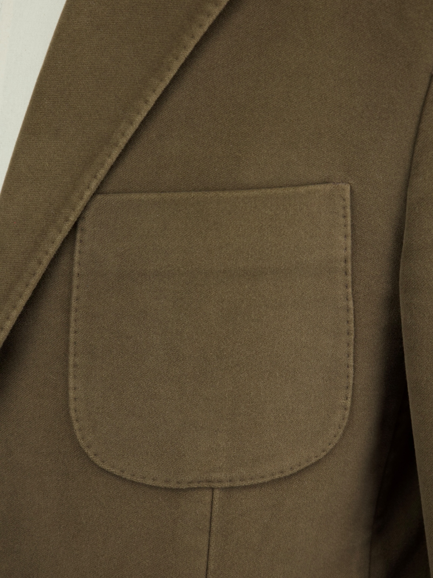 Ralph Lauren Light Brown Moleskin Cotton Blazer Jacket