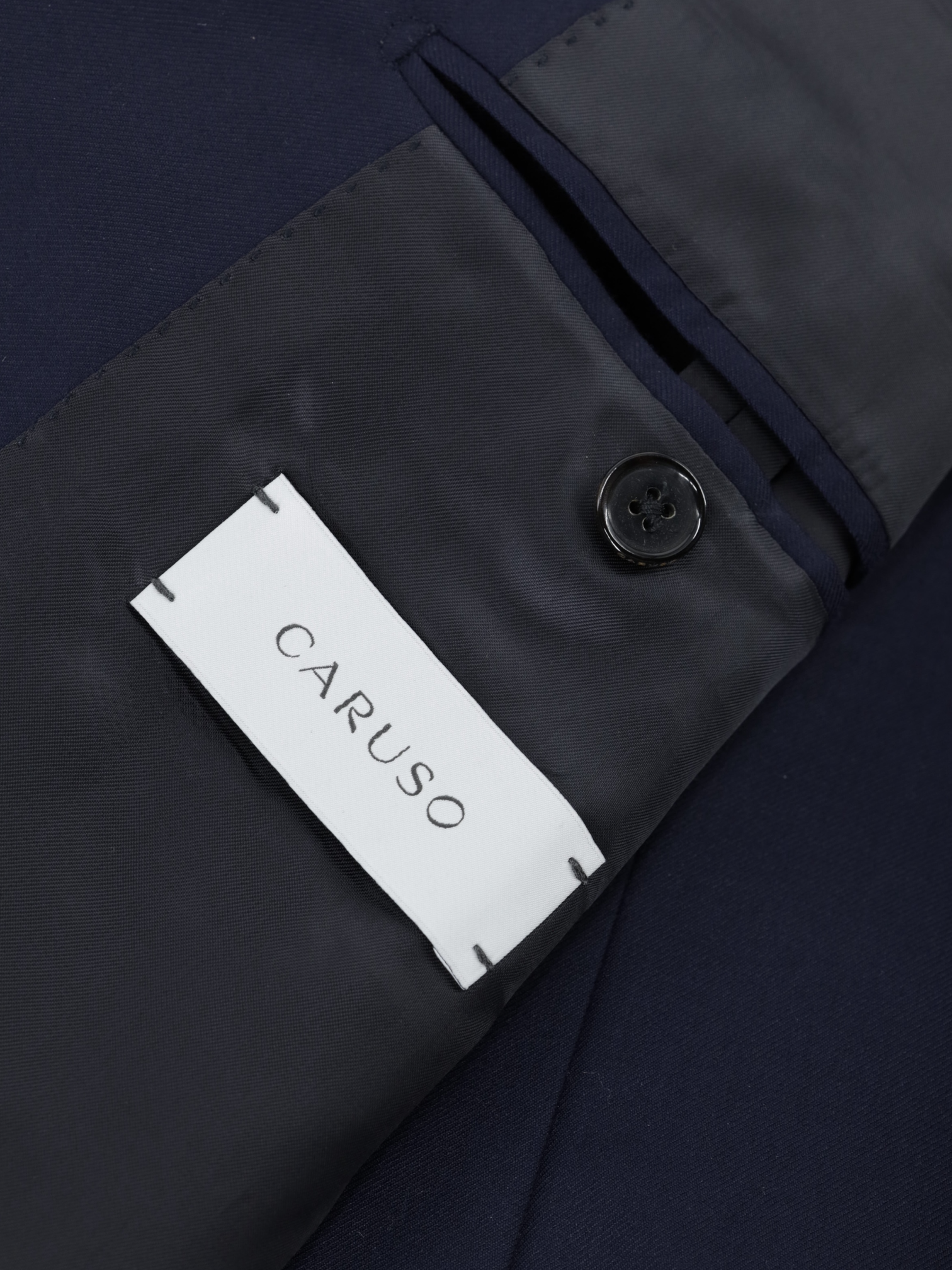 Caruso Navy Tasmanian Super 150's Twill Aida Suit