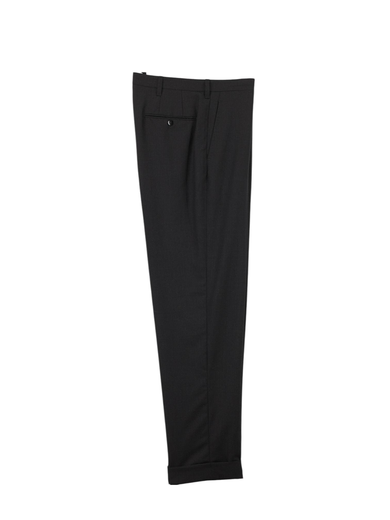 Cesare Attolini Black Super 130's Shadow-Pinstripe Suit