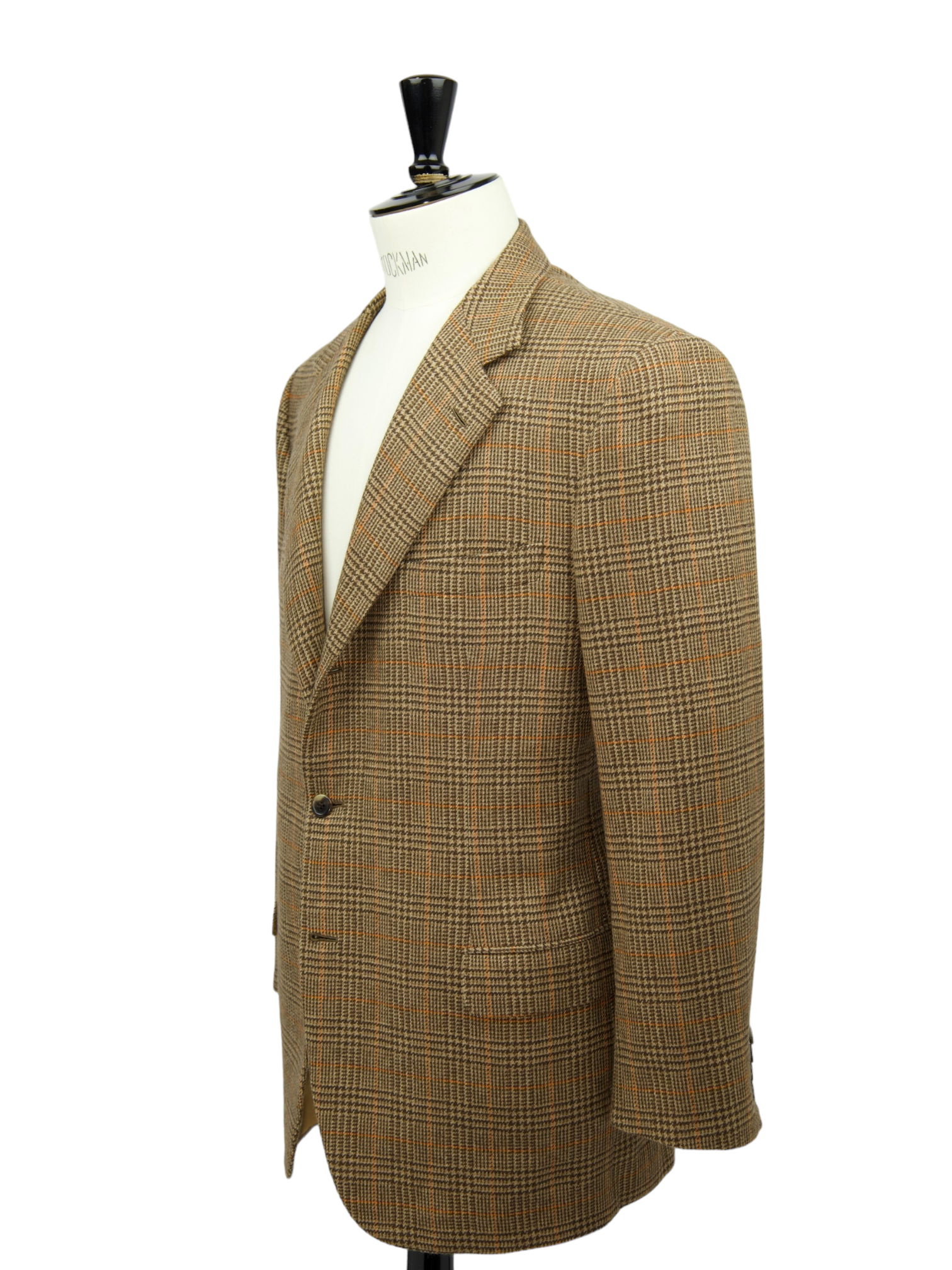 Brioni Brown Cashmere Prince of Wales Nomentano Jacket