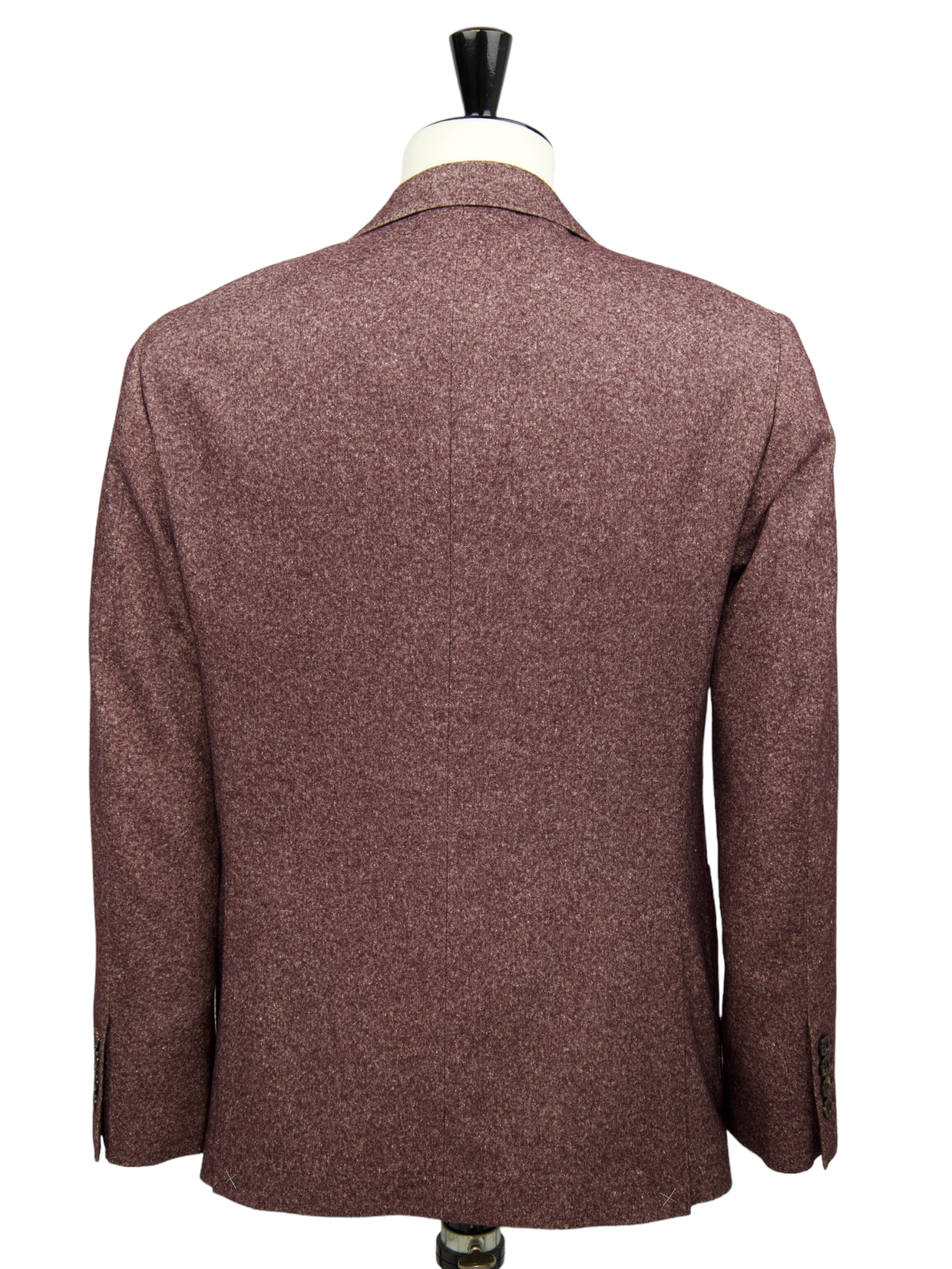 Brunello Cucinelli Aubergine Wool, Silk & Cashmere Jacket