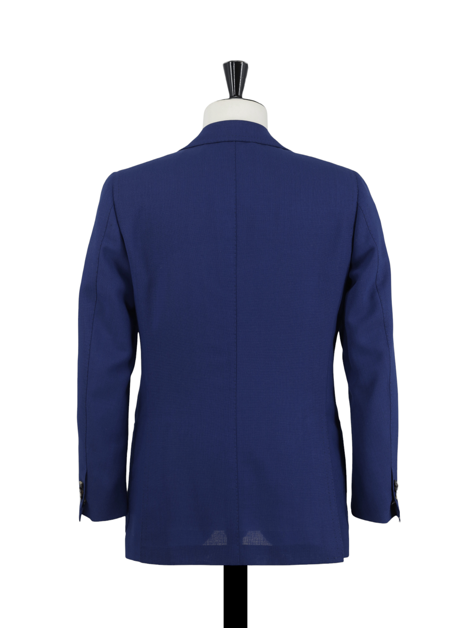 Cesare Attolini Royal Blue High-Spun Wool Basket-Weave Suit