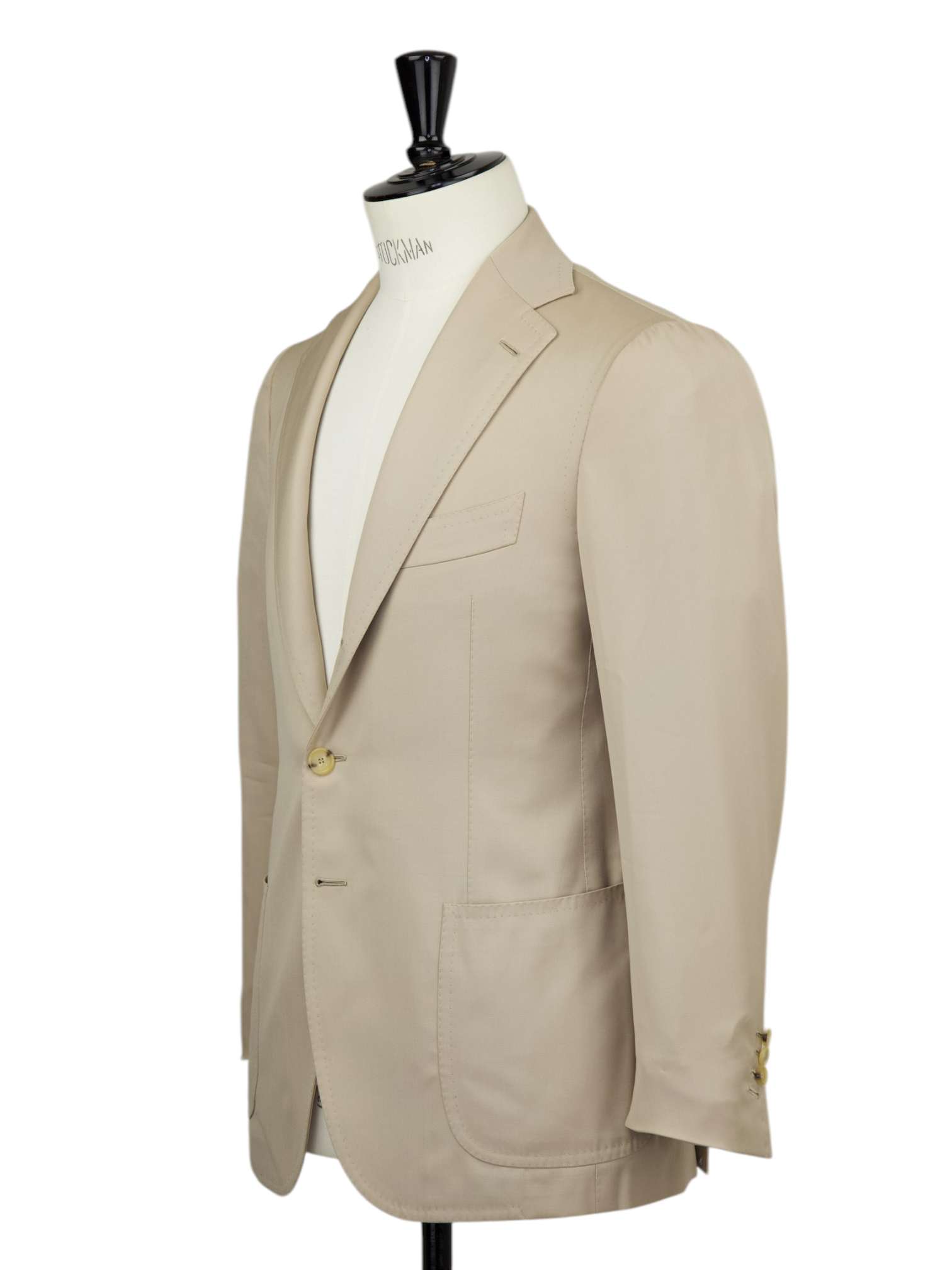 Cesare Attolini Khaki Escorial-Wool Unlined Twill Jacket