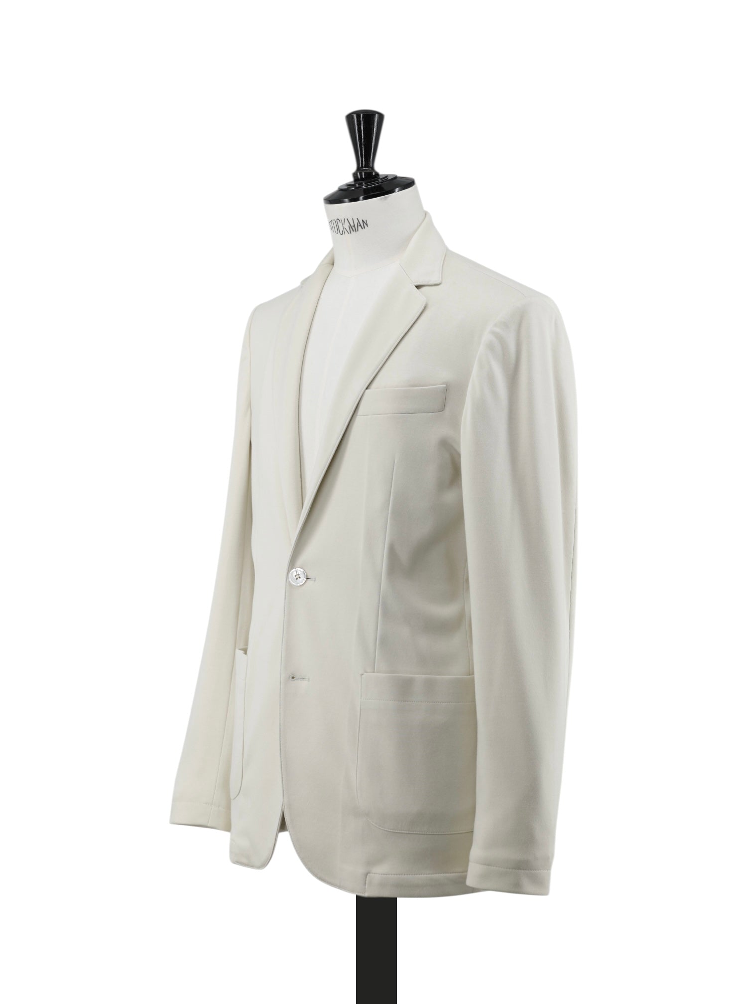 Marco Pescarolo Ecru Silk & Cotton Jersey-Knitted Jacket