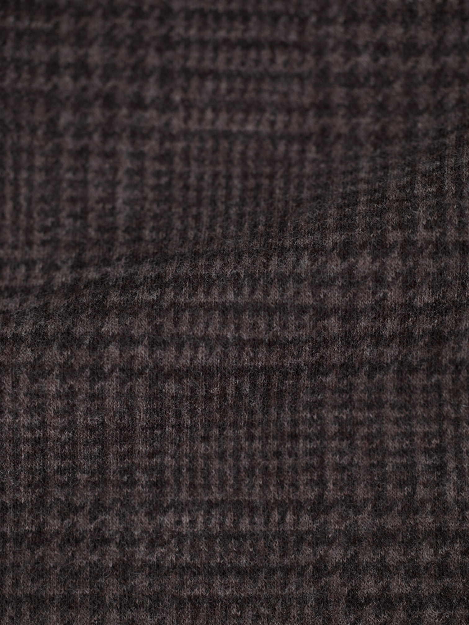 Marco Pescarolo Brown Wool & Cashmere Prince of Wales Blouson Jacket