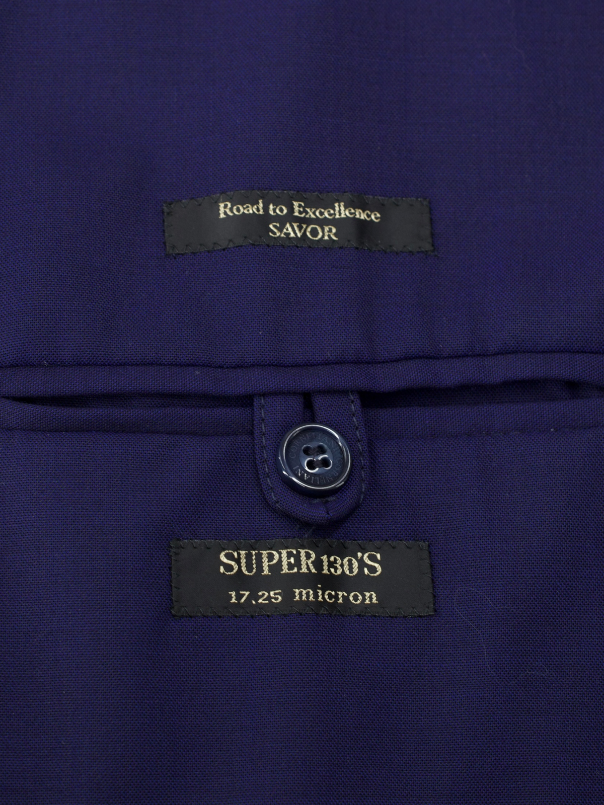 Corneliani Dark Blue Super 130's "Savor" Lightweight Carcoat