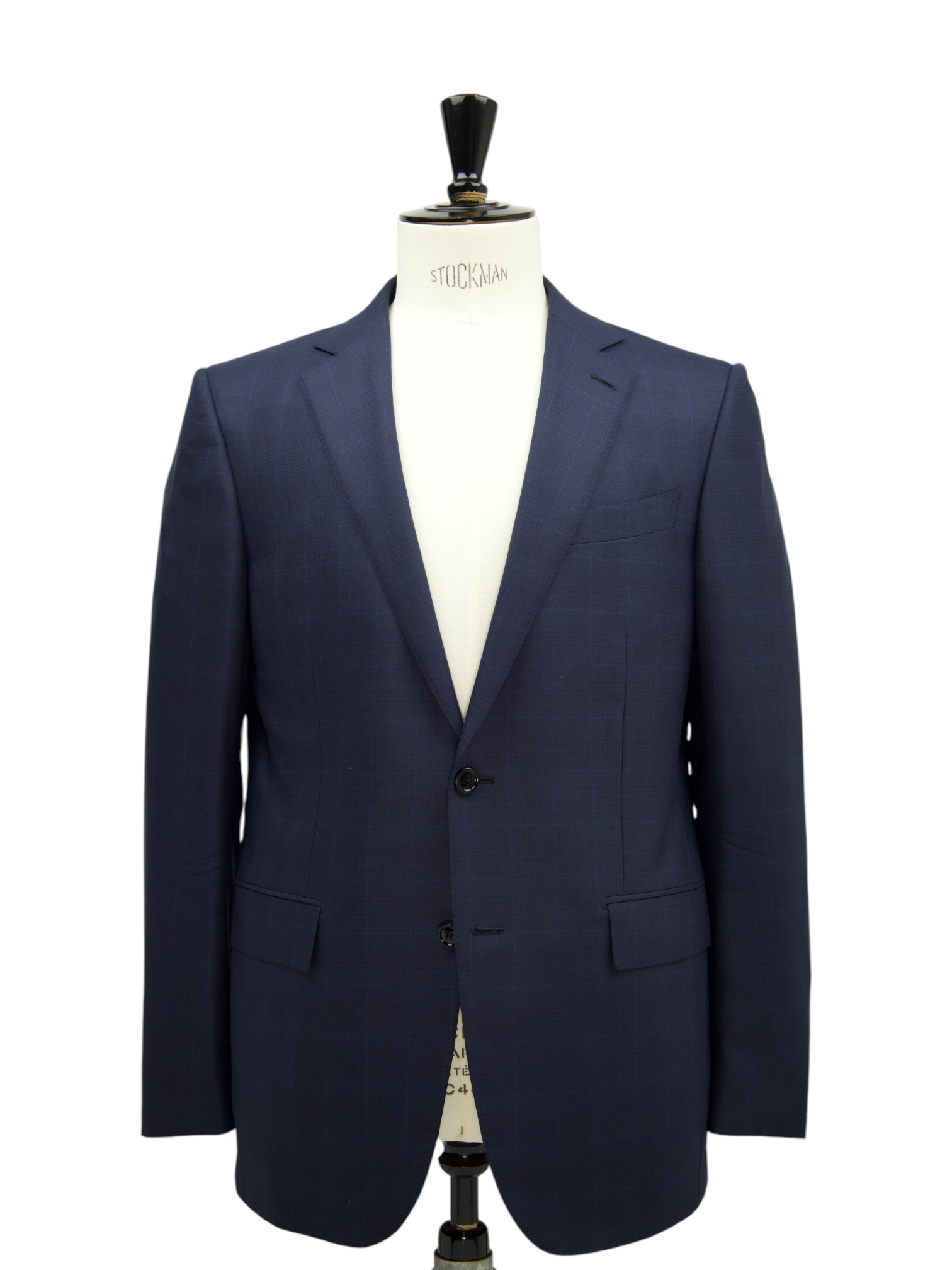 Ermenegildo Zegna Dark Blue 15milmil15 Windowpane Mila Suit