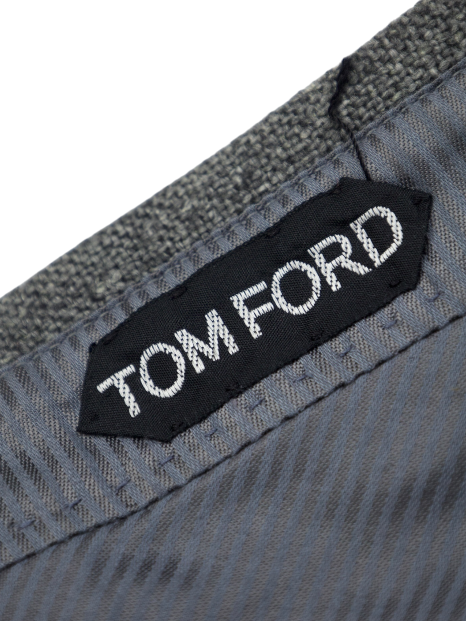 Tom Ford Grey Wool, Cotton, Cashmere & Silk Suit