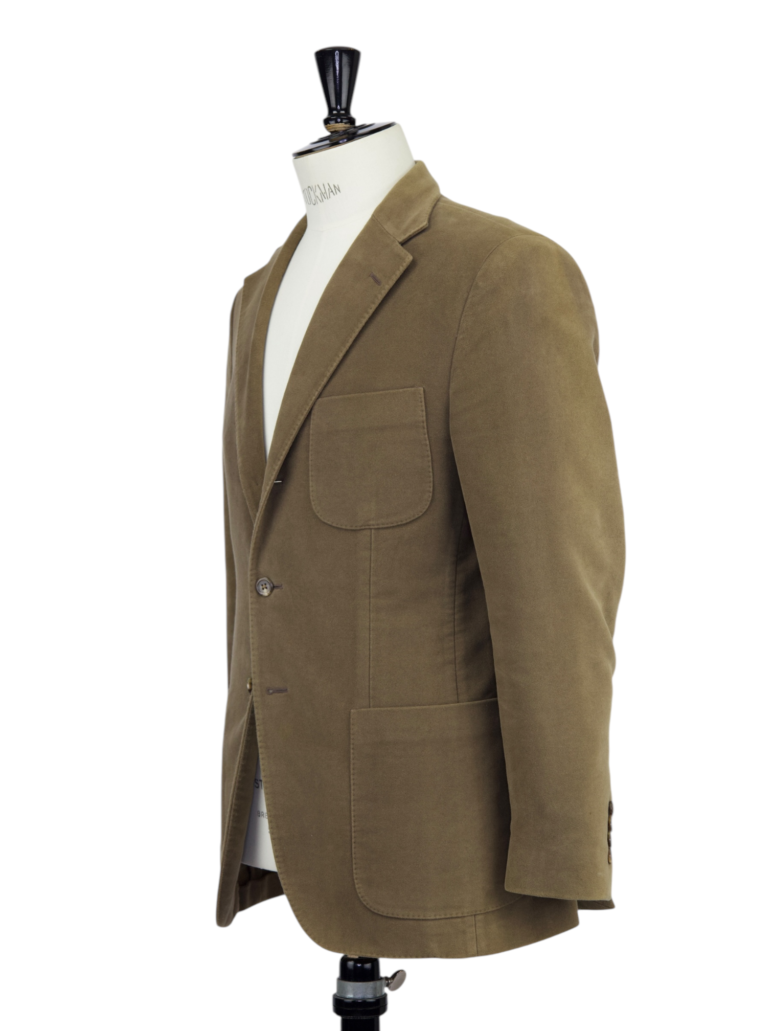 Ralph Lauren Light Brown Moleskin Cotton Blazer Jacket