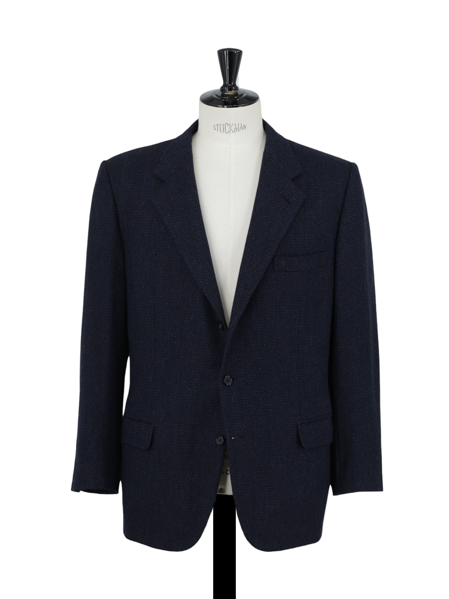 Brioni Dark Blue Wool & Cashmere Micro-Pattern Palatino Jacket