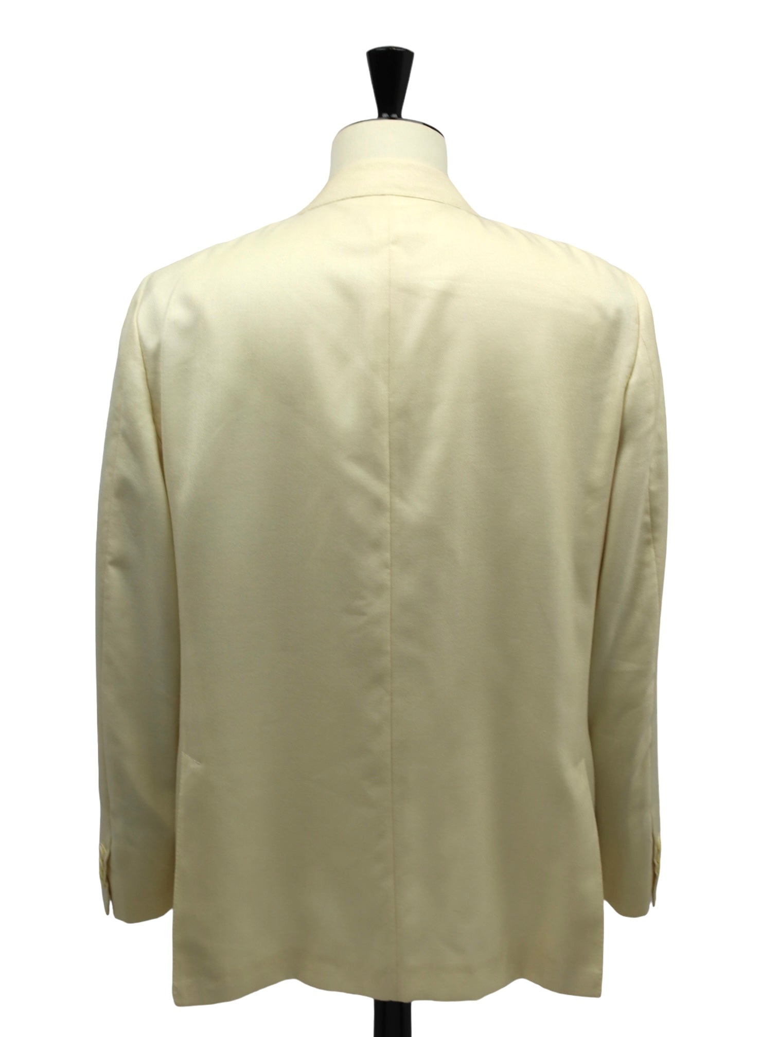 Caruso Off-White Double-Breasted Cashmere & Silk Blazer