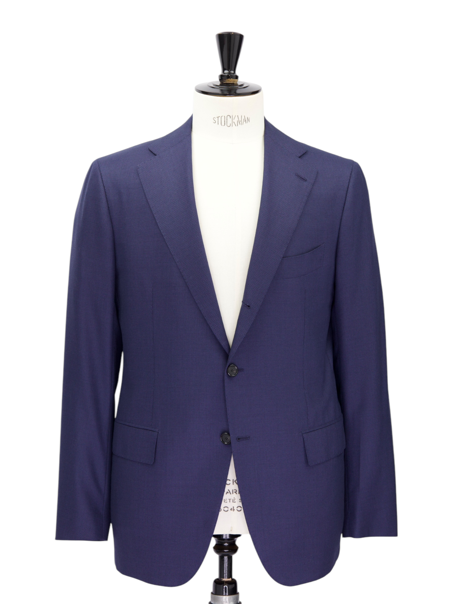 Cesare Attolini Blue Super 160's Birdseye Suit + Extra Trousers