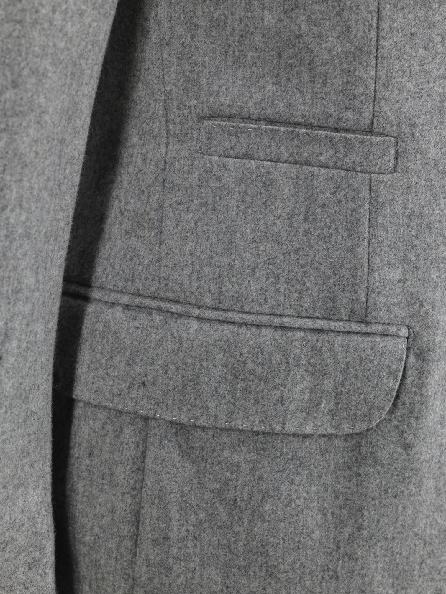 Brunello Cucinelli Grey Wool & Cashmere Countryside Jacket