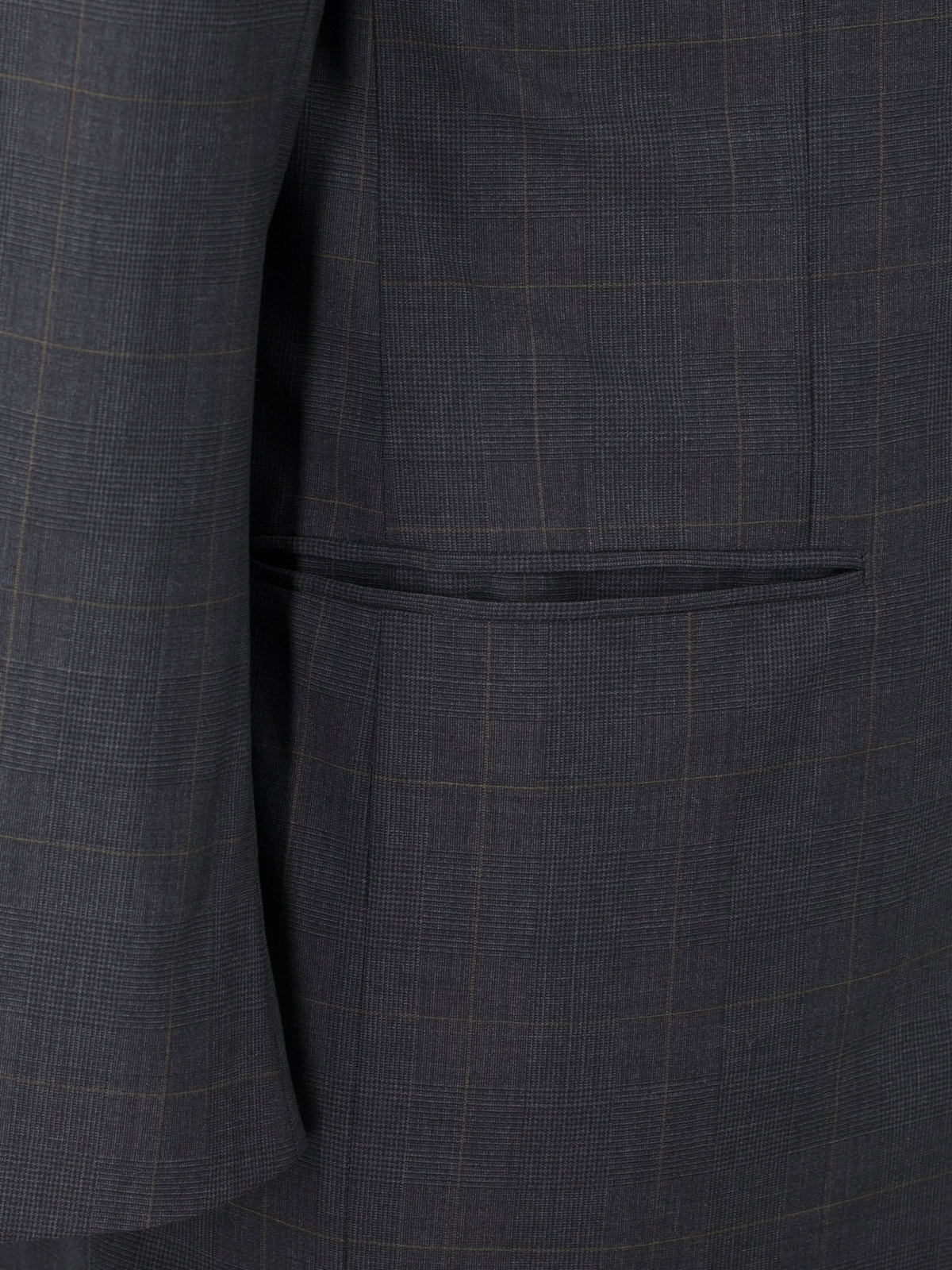 Kiton Dark Grey Super 150's "Diamante Blu" Windowpane Suit