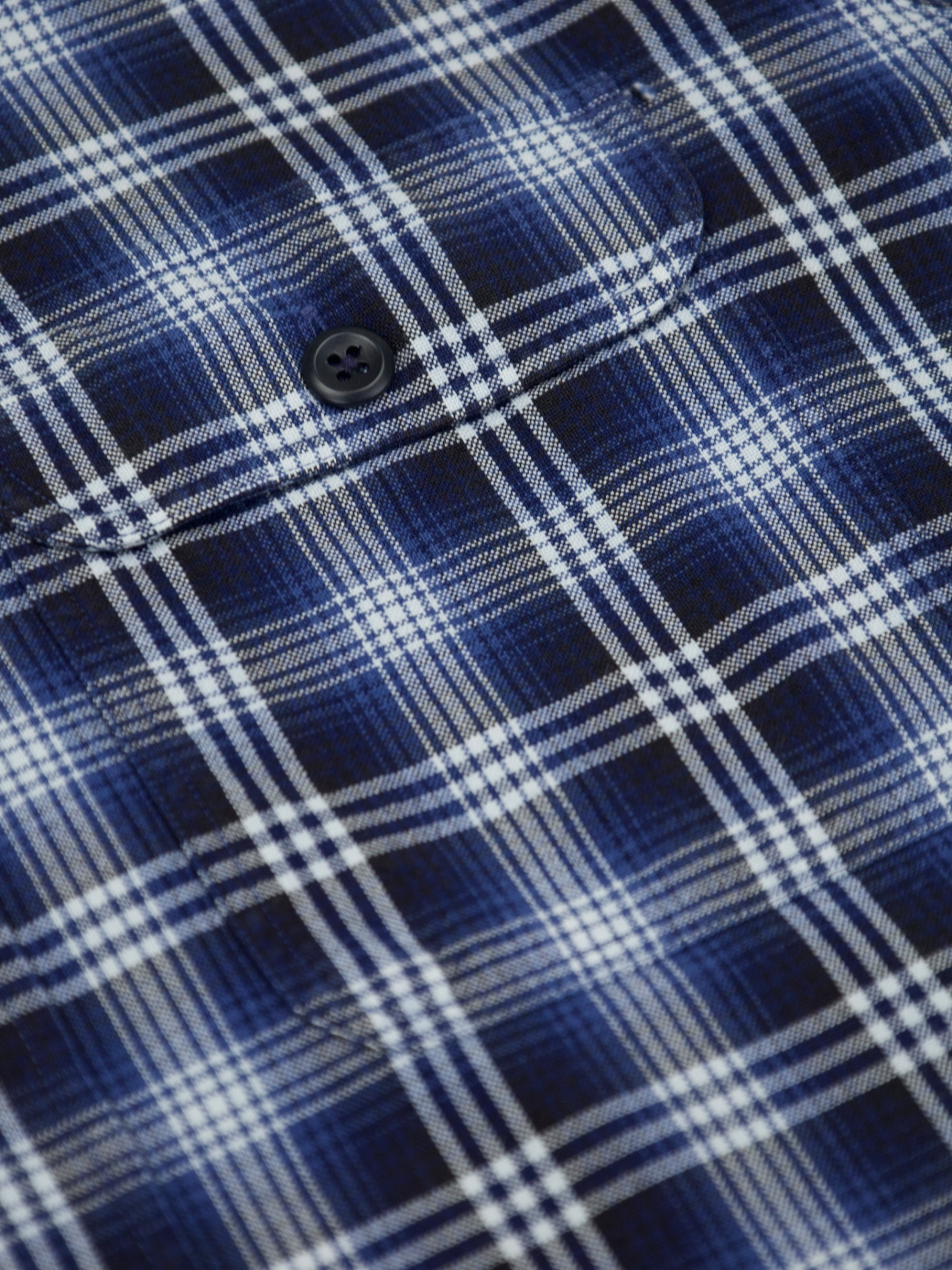 Tom Ford Blue Cotton Tartan-Check Overshirt